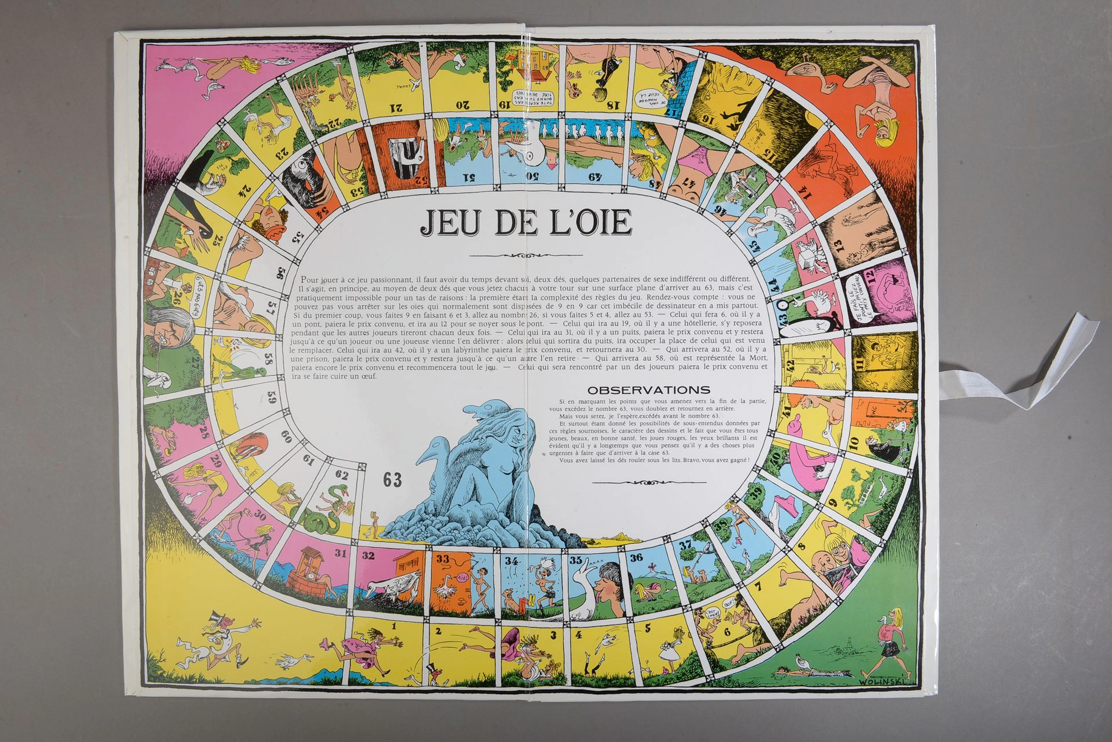 WOLINSKI Georges (1934-2015) Le jeu de l'oie... - Lot 144 - Le Floc'h