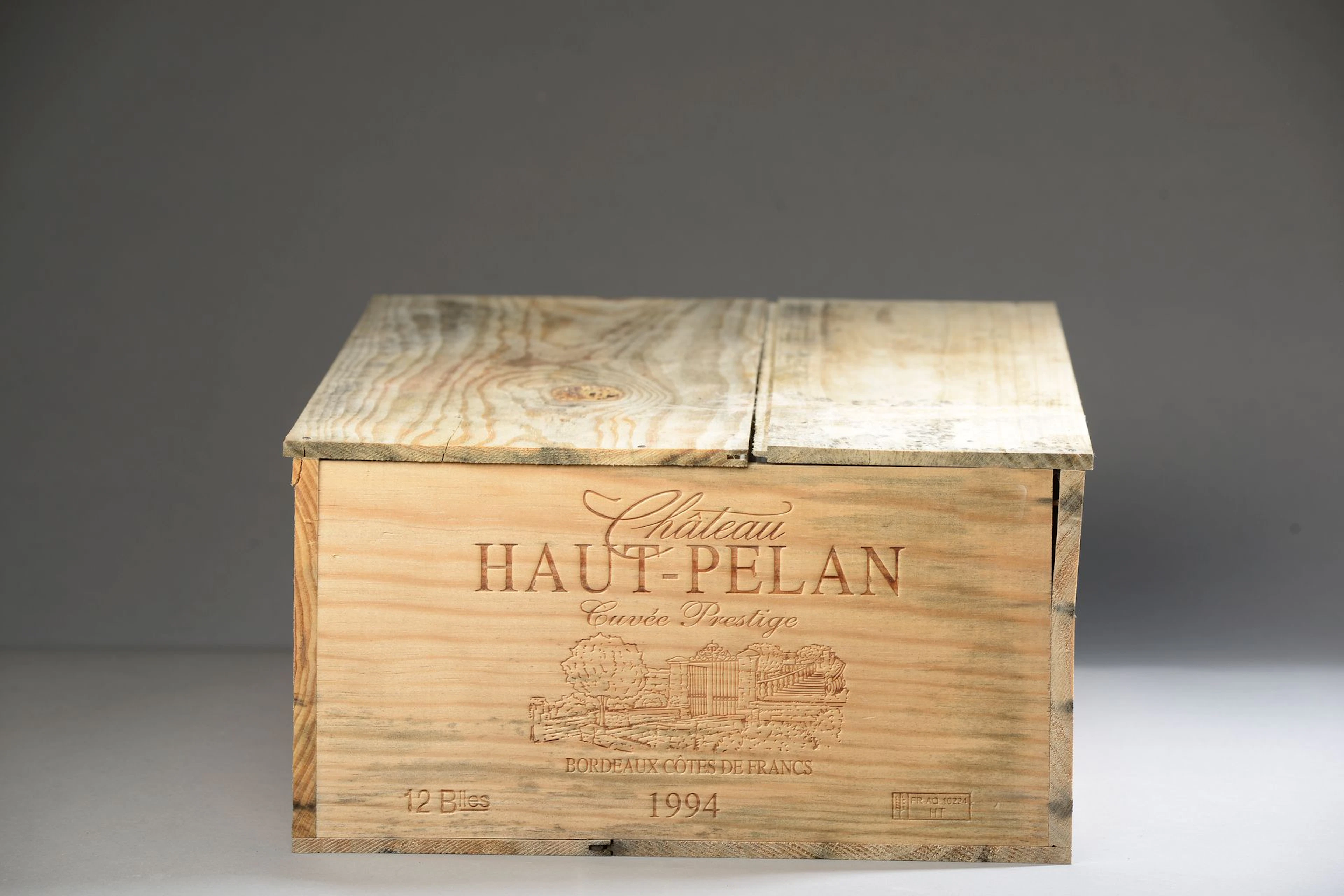 12 bouteilles CH. HAUT PÉLAN, Côtes-de-Francs... - Lot 55 - Le Floc'h