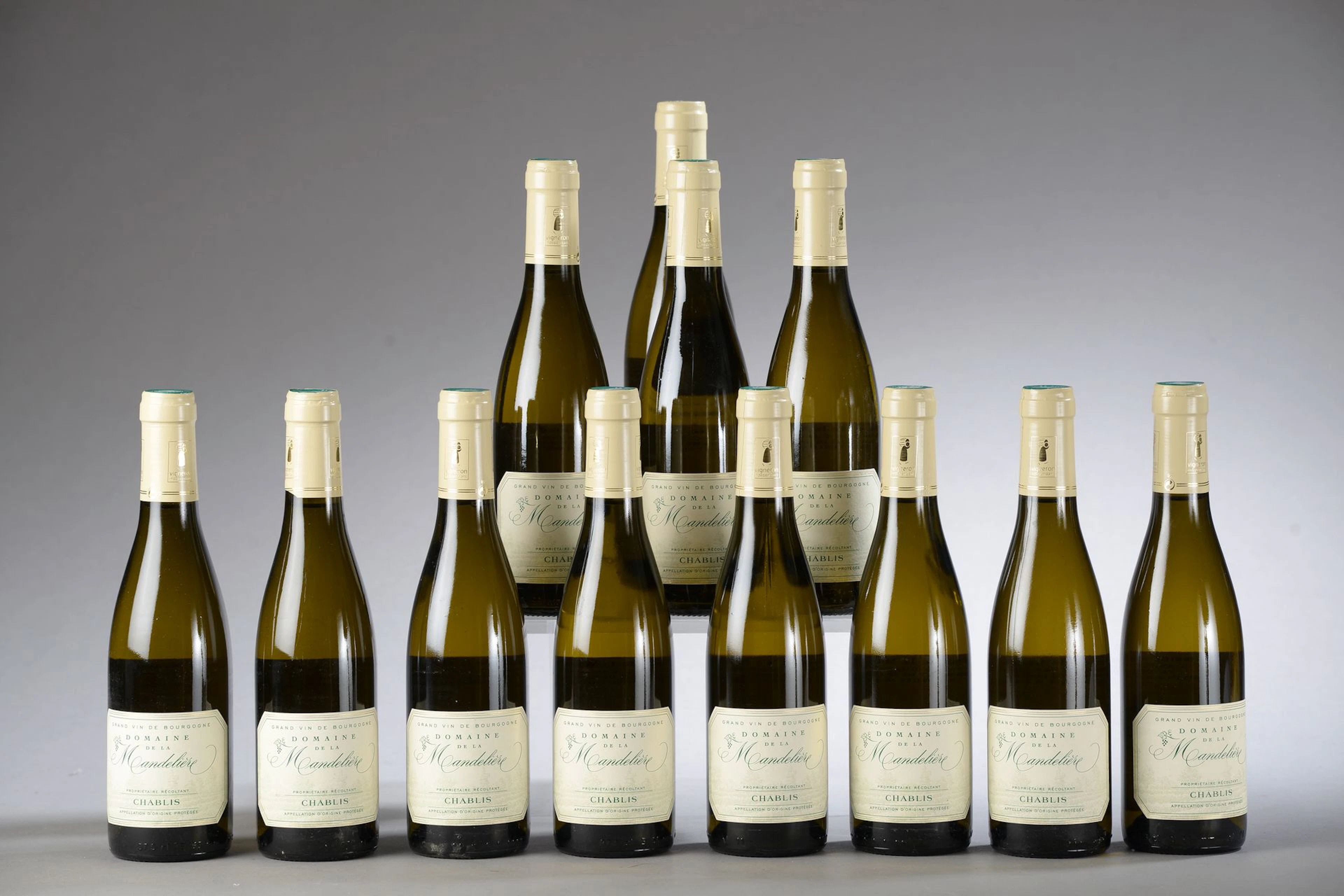 12 demi-bouteilles CHABLIS La Mandelière... - Lot 34 - Le Floc'h