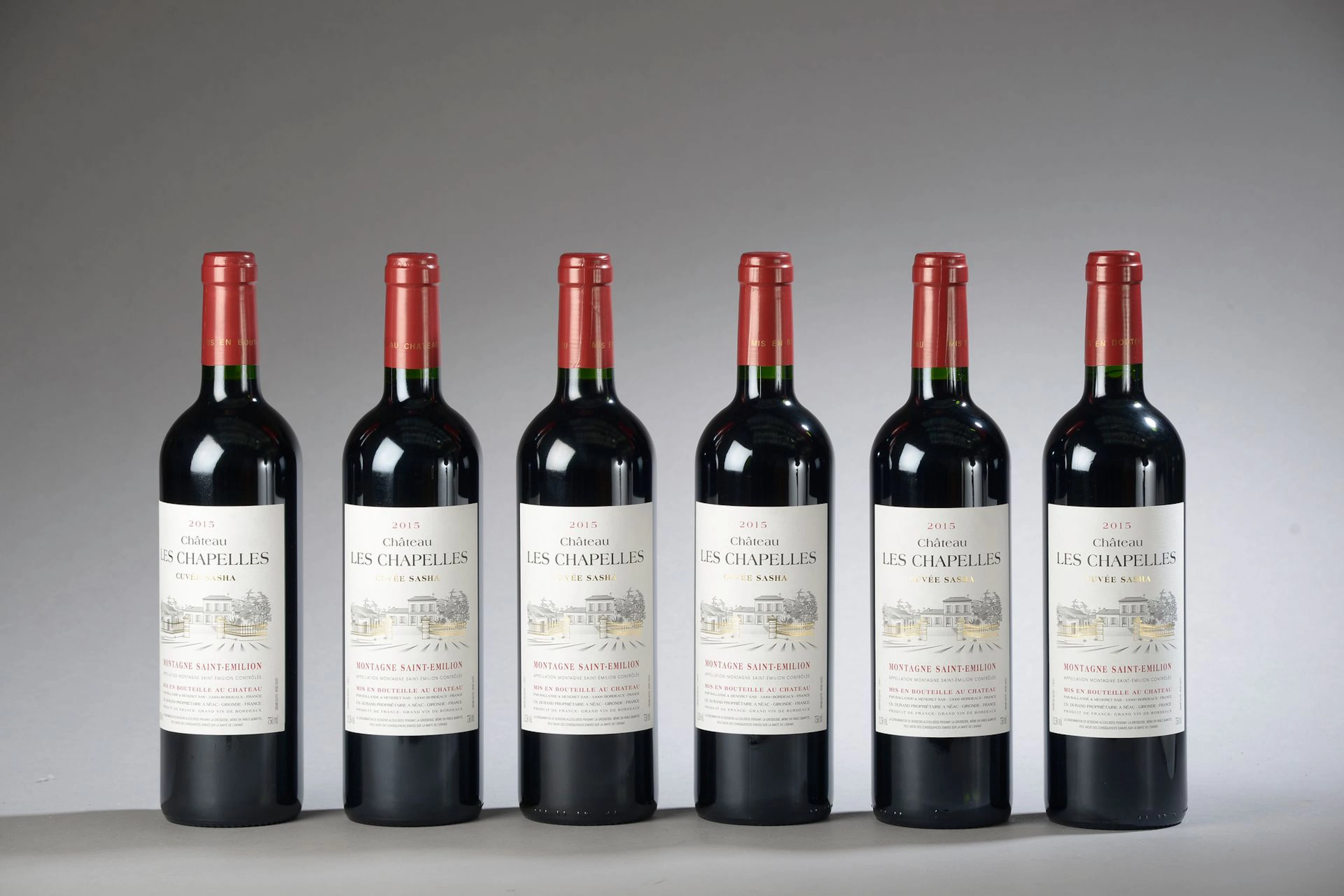 6 bouteilles CH. LES CHAPELLES "cuvée Sasha",... - Lot 41 - Le Floc'h