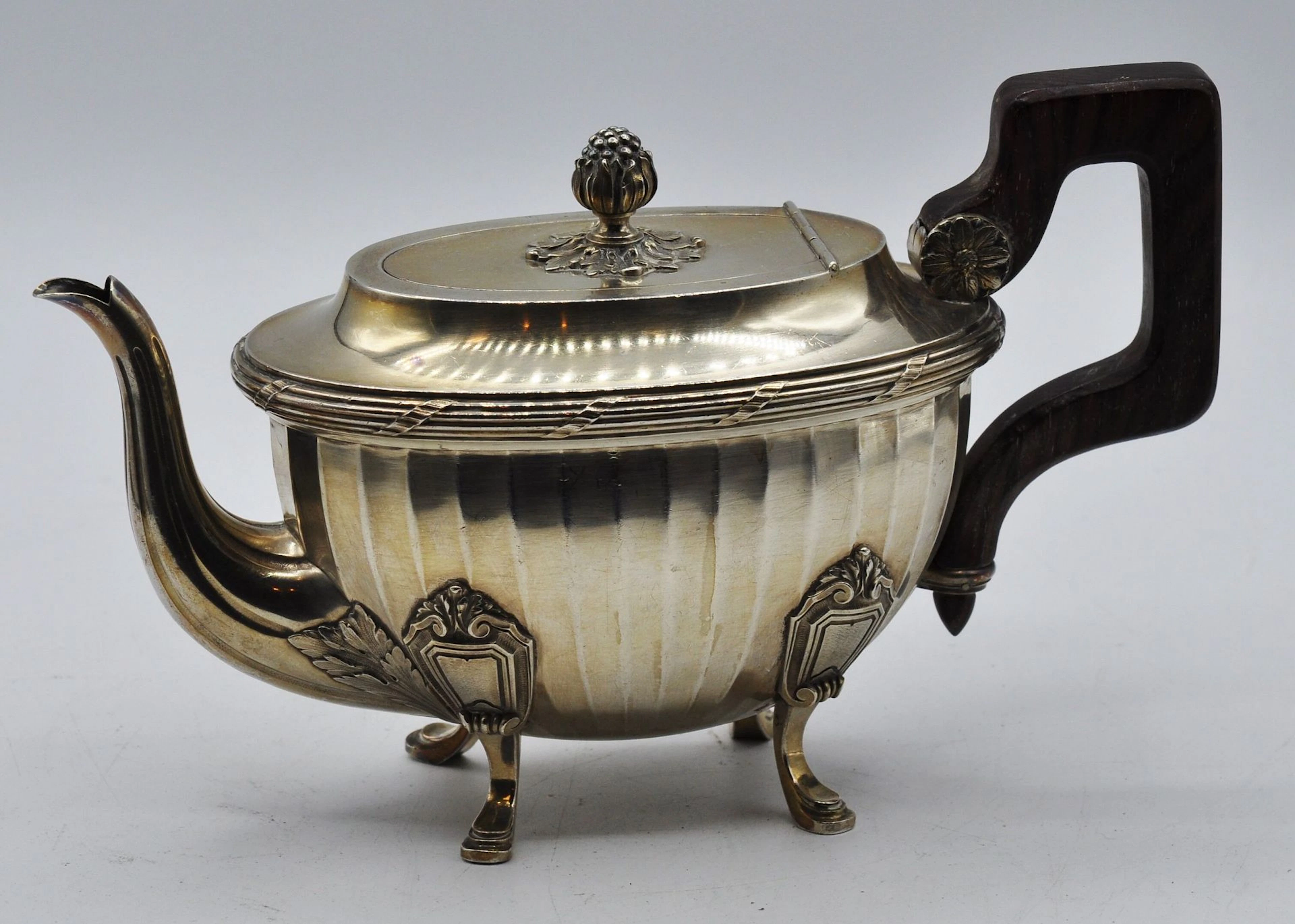 CARDEILHAC Paris Théière en argent 950 millièmes... - Lot 119 - Morand & Morand