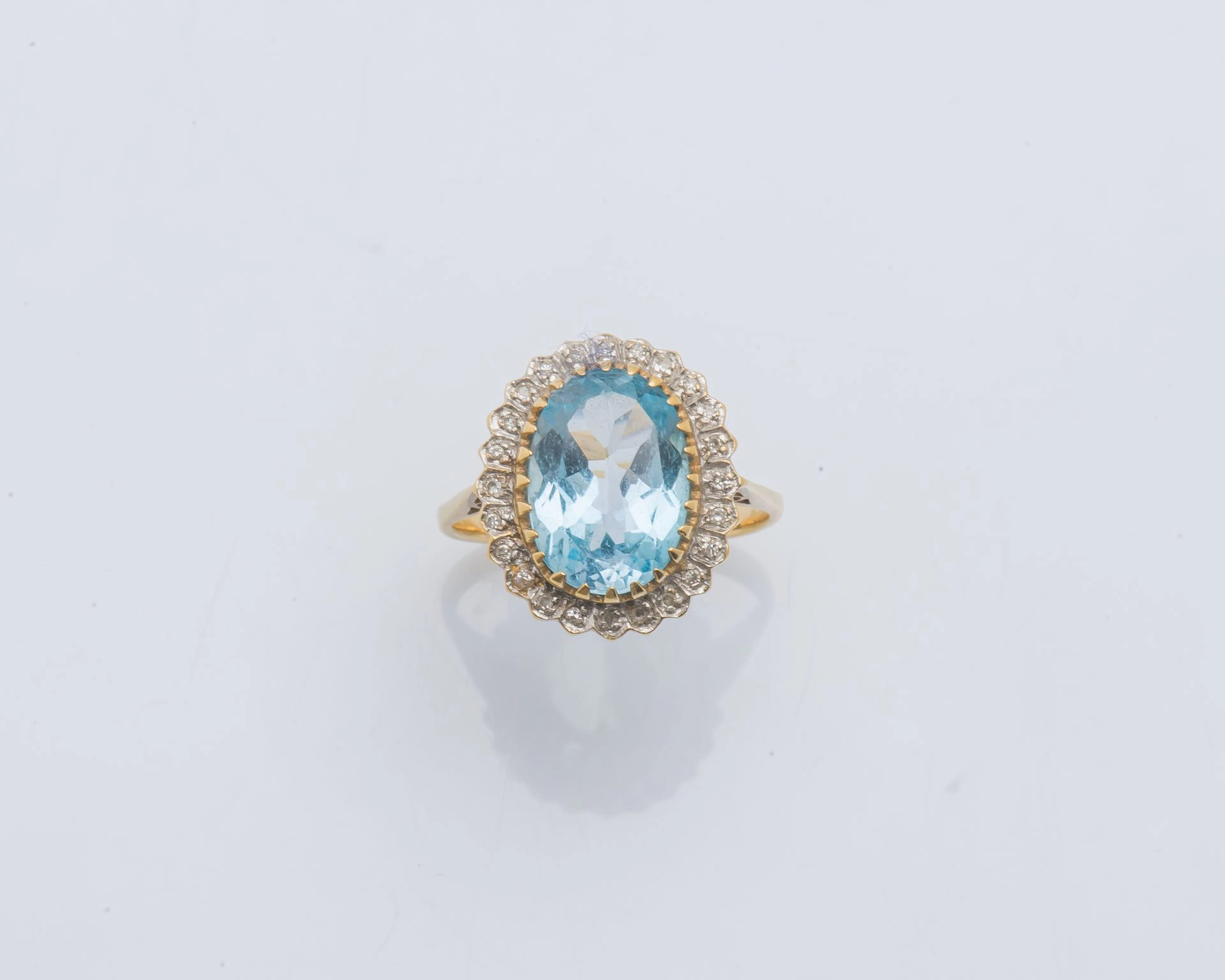 Bague pompadour en or jaune 18 carats (750... - Lot 155 - Pestel-Debord