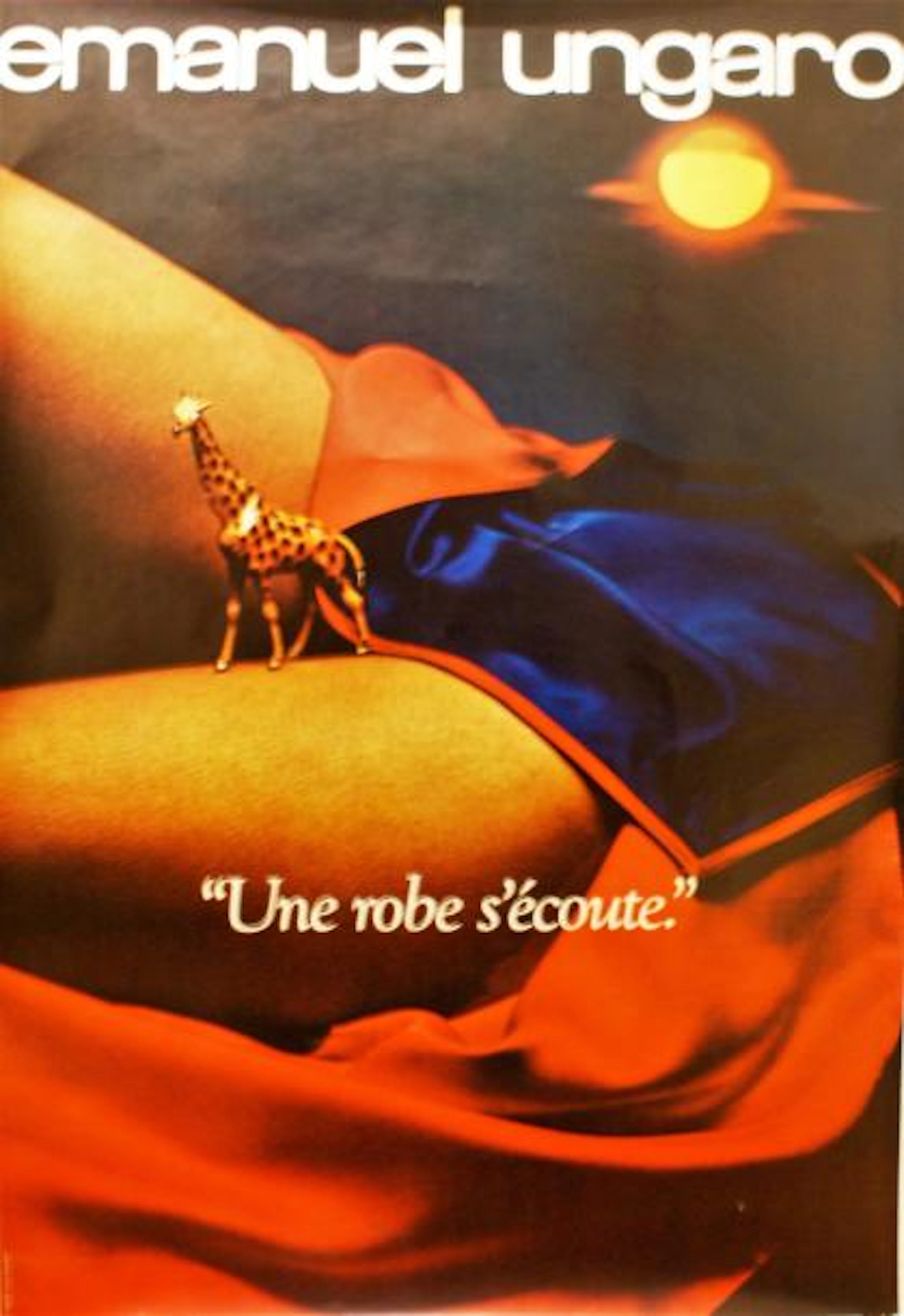 Emanuel UNGARO.”UNE ROBE S’ÉCOUTE” Imp.Lalande-Courbet…
