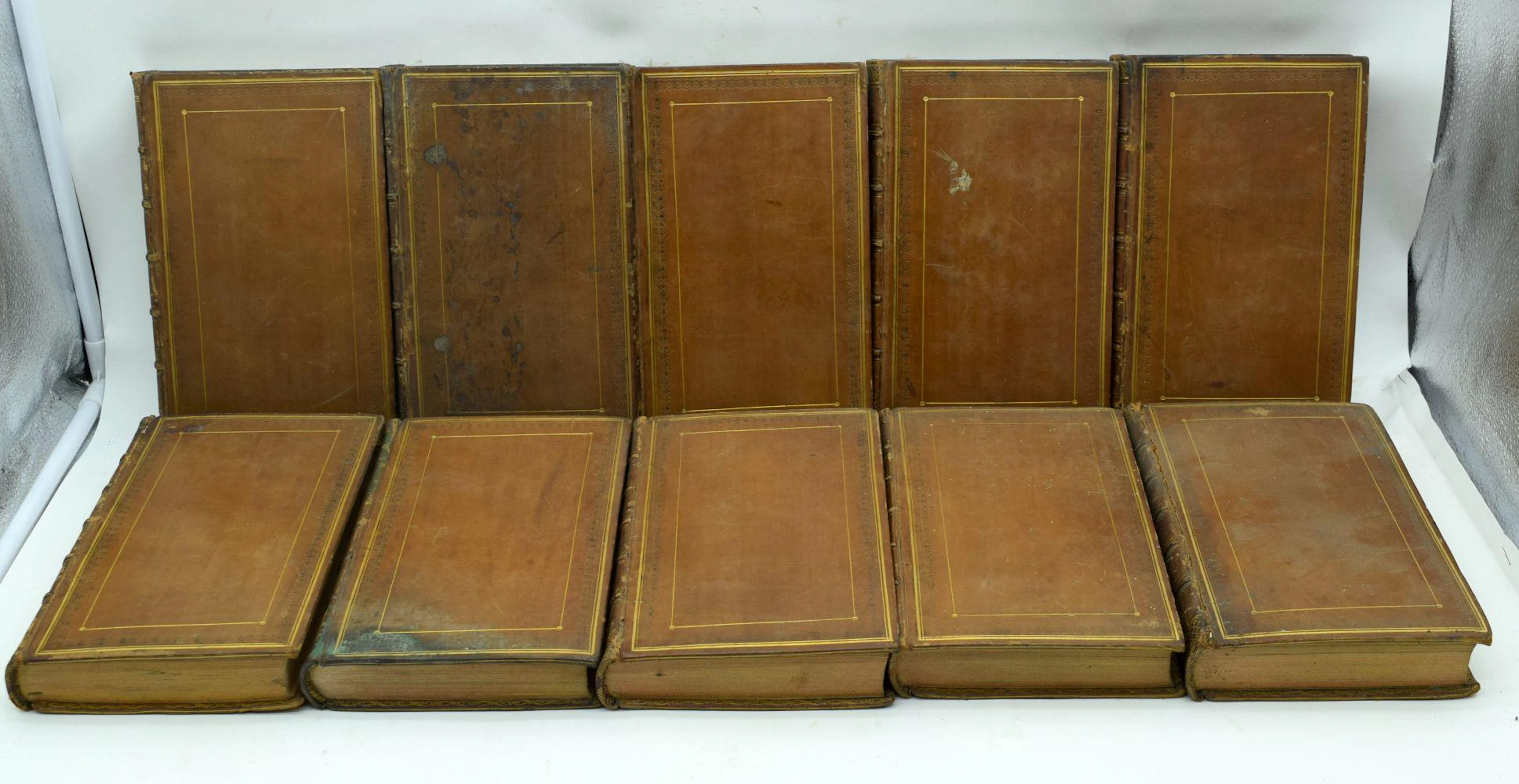 The works of Francis Bacon in ten bound volumes printed