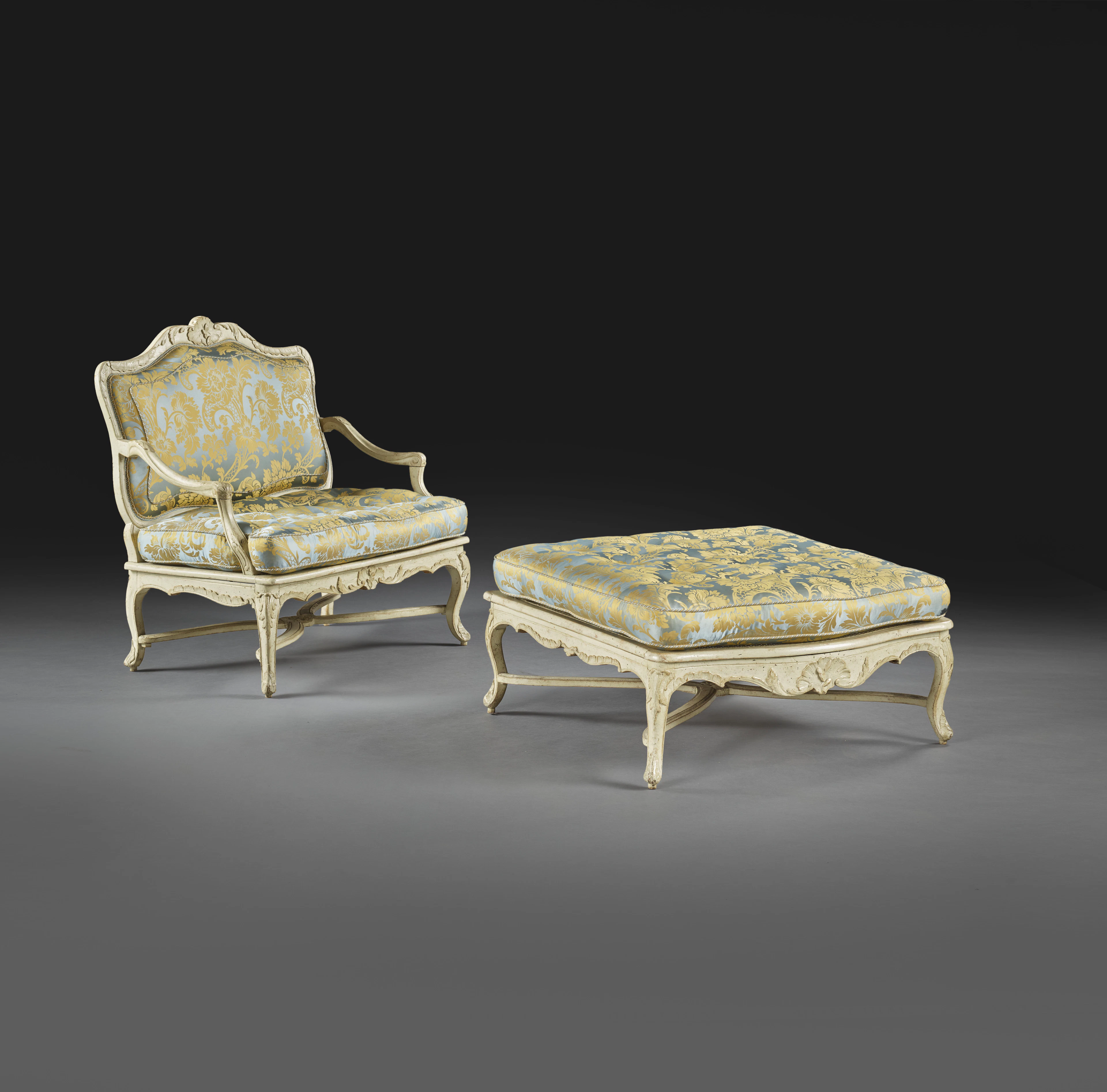 LARGE DUCHESSE BRISÉE D’ÉPOQUE LOUIS XV