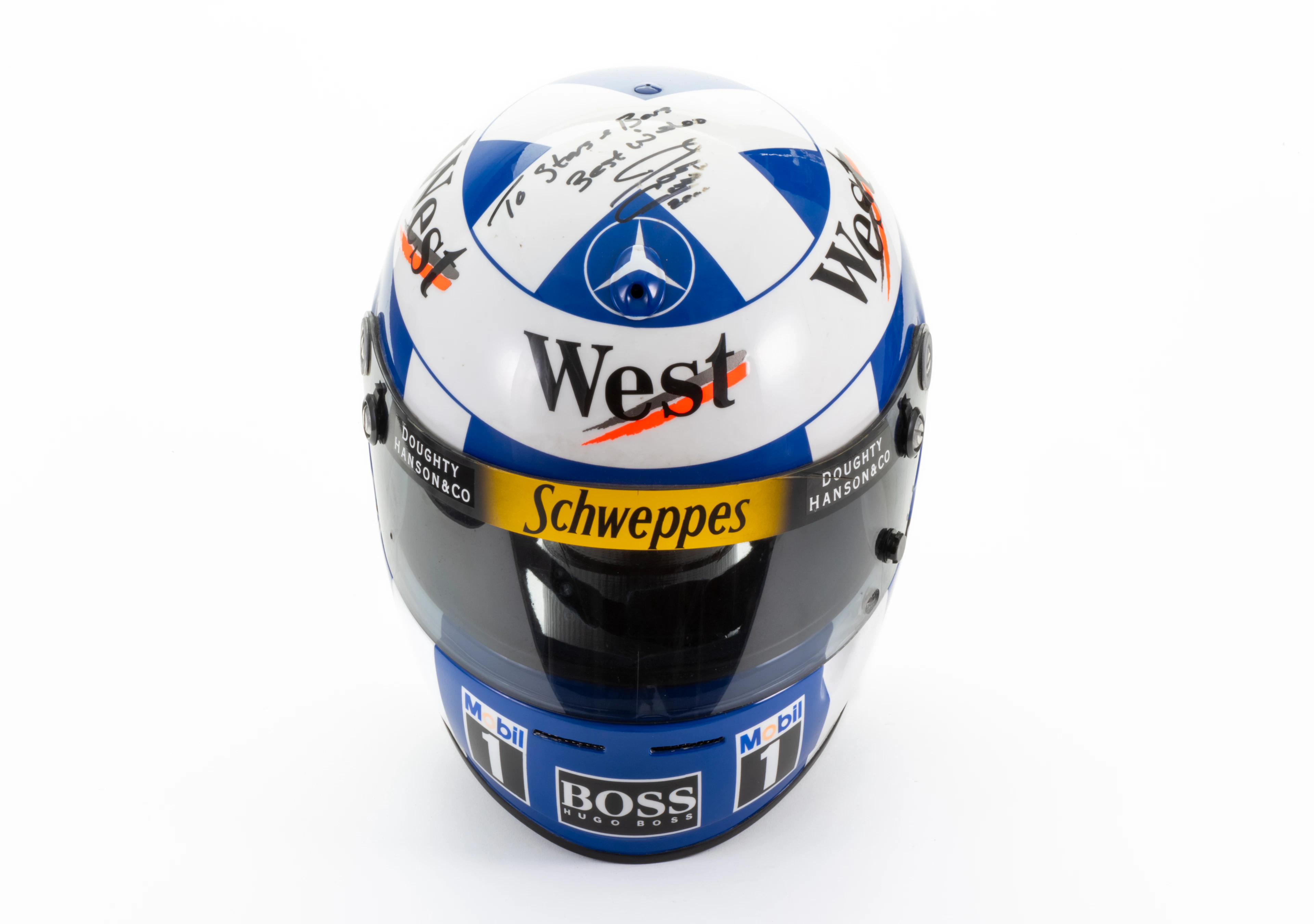 David COULTHARD West McLaren Mercedes - Casque Arai