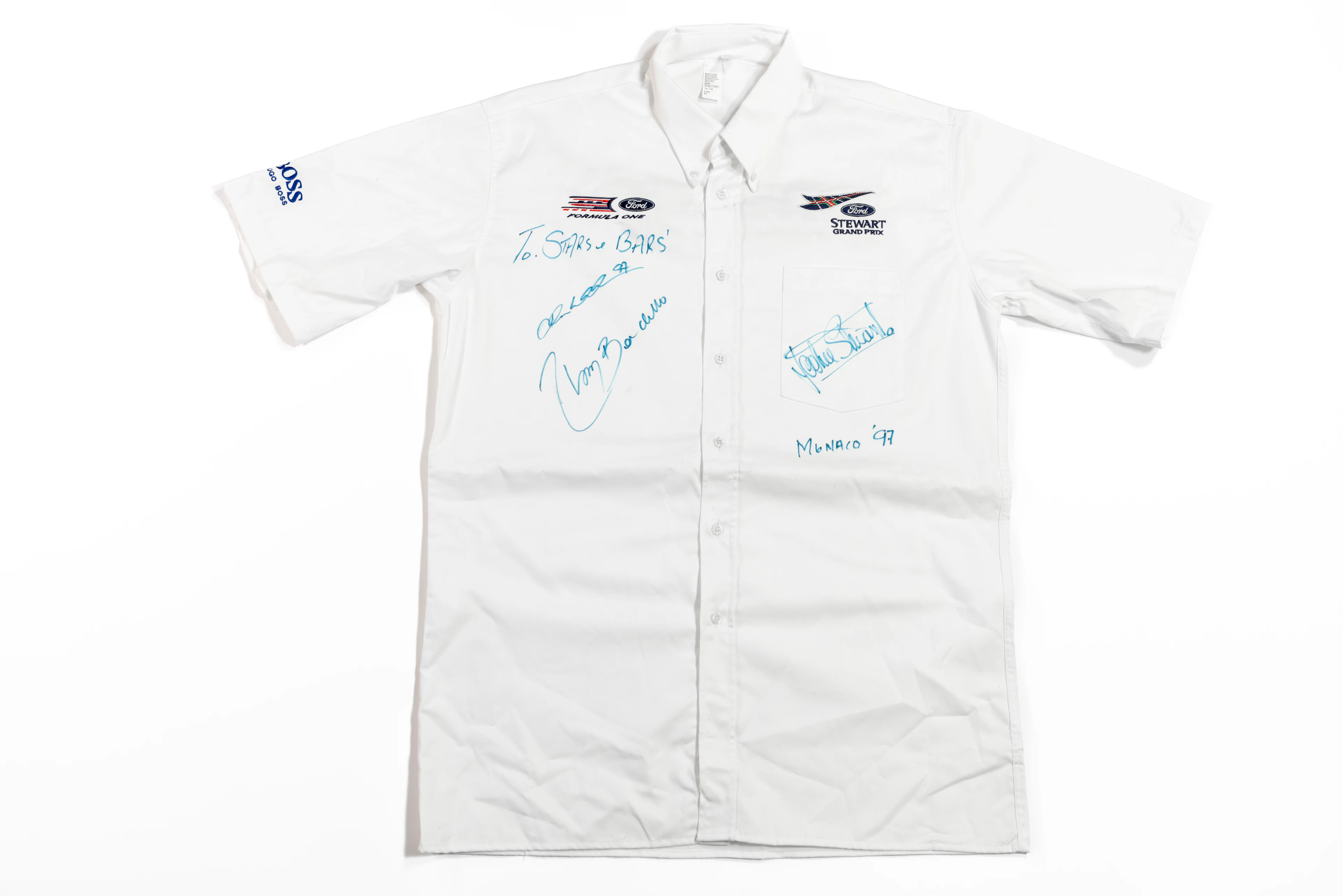 Jackie STEWART et Rubens BARRICHELLO Chemise Stewart Grand Prix