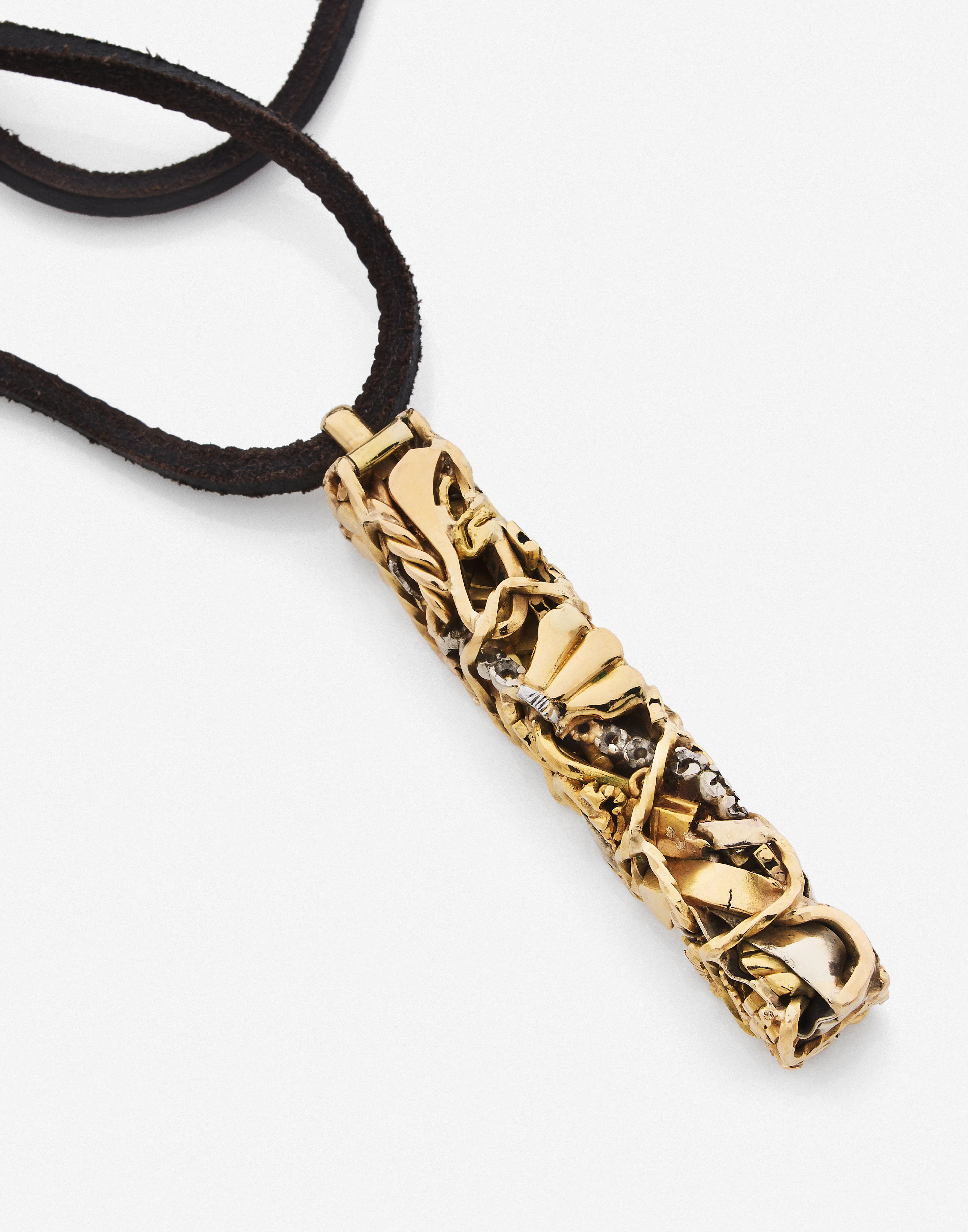 CESAR (1921-1998) Pendentif "Compression"