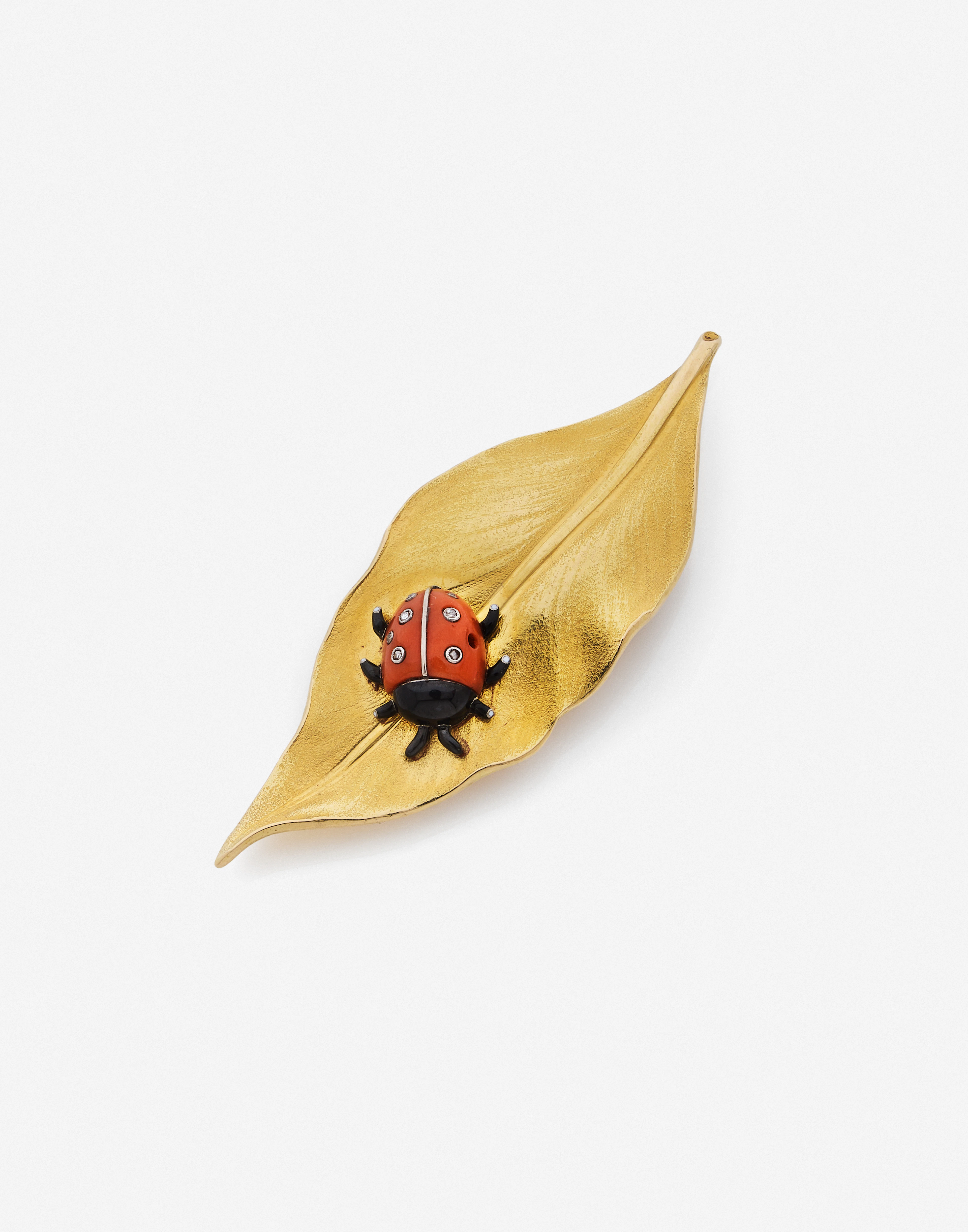 CARTIER Clip de corsage "Coccinelle"