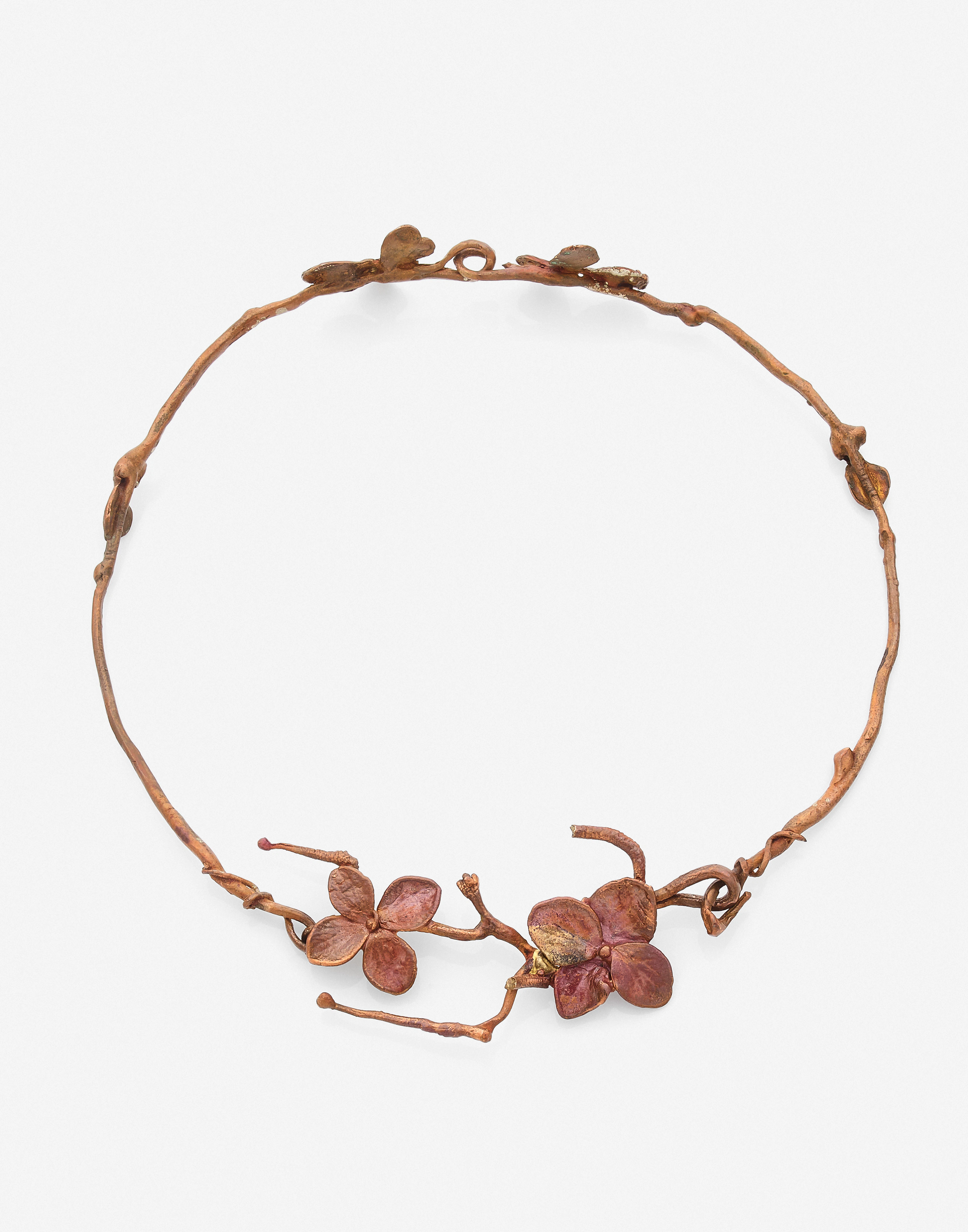 Attribué à Claude LALANNE (1925-2019) Collier "Hortensia"