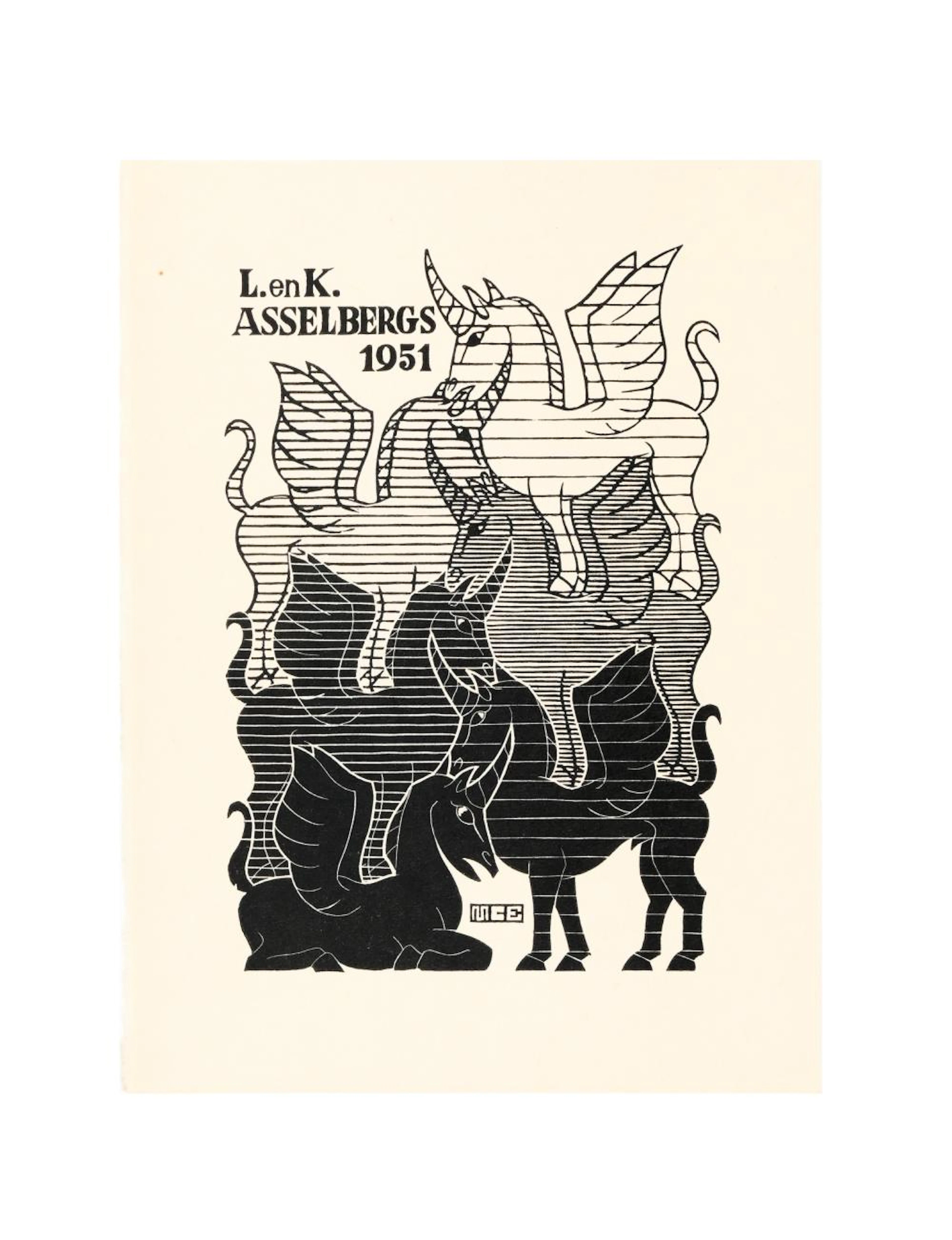 Maurits Cornelis Escher (1898-1972), New Years wish ?L. en K. Asselbergs 1951?