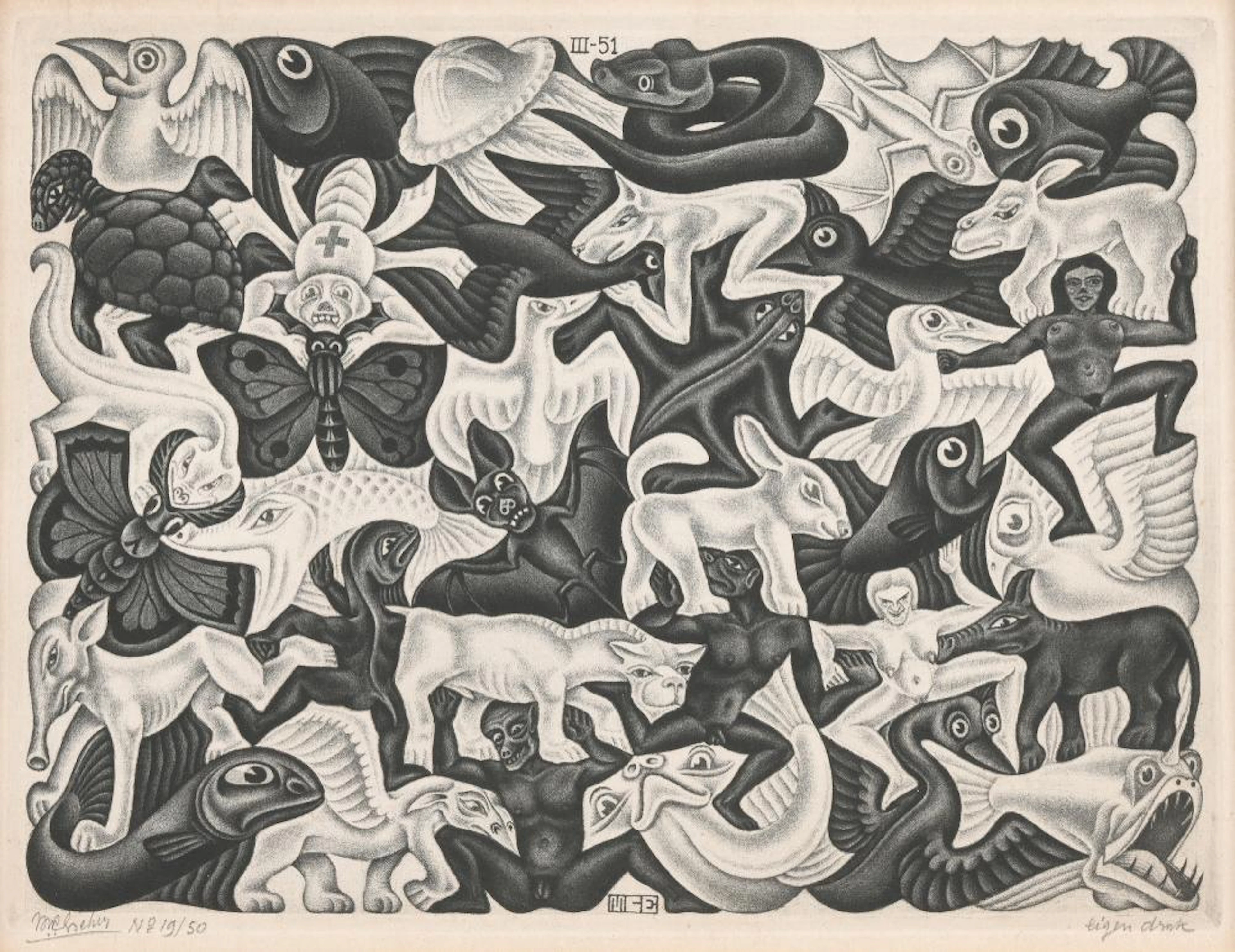 Maurits Cornelis Escher (1898-1972), 'Plane Filling I'