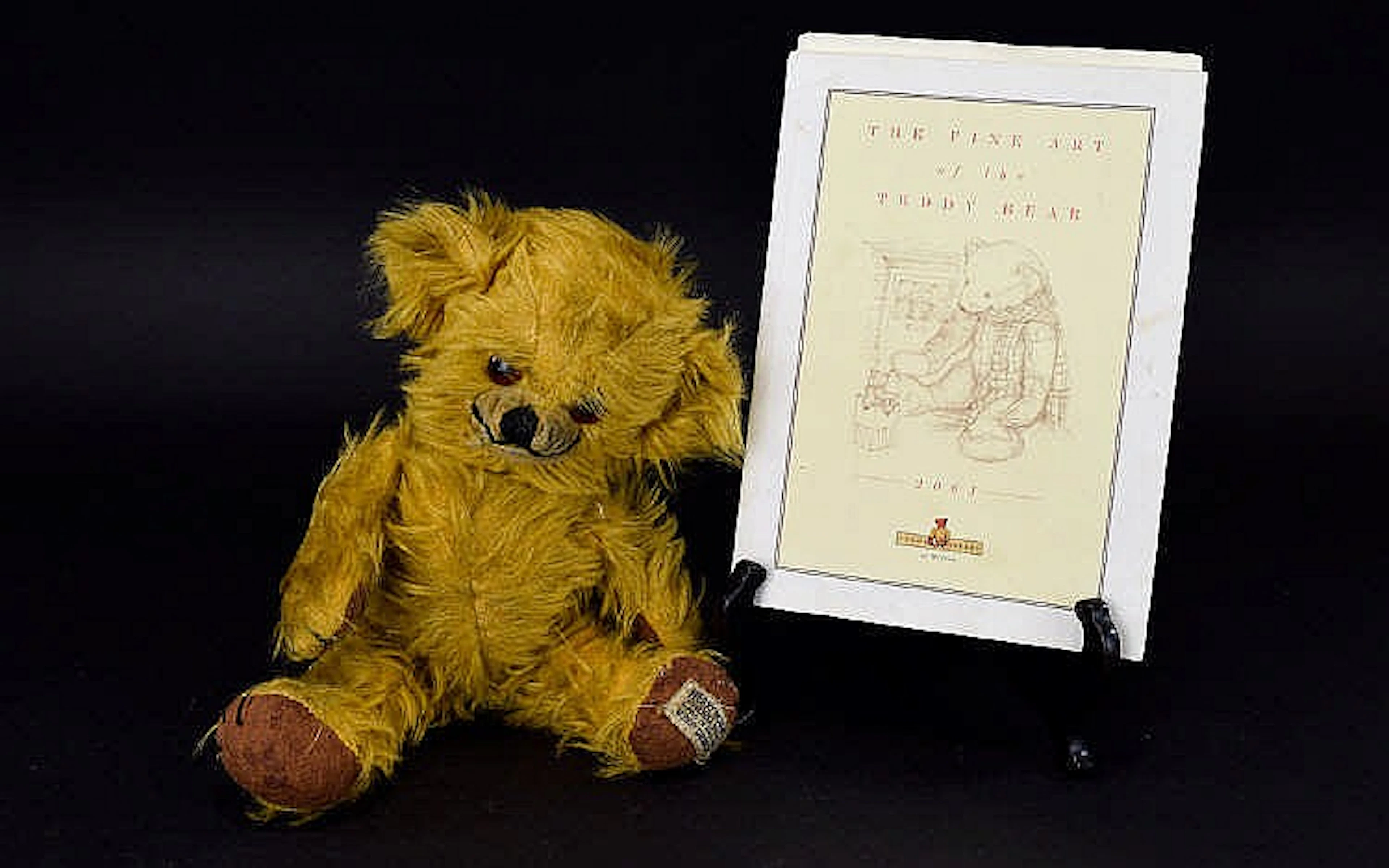 A Vintage Jointed Cheeky Bear By Merrythought 1950's...