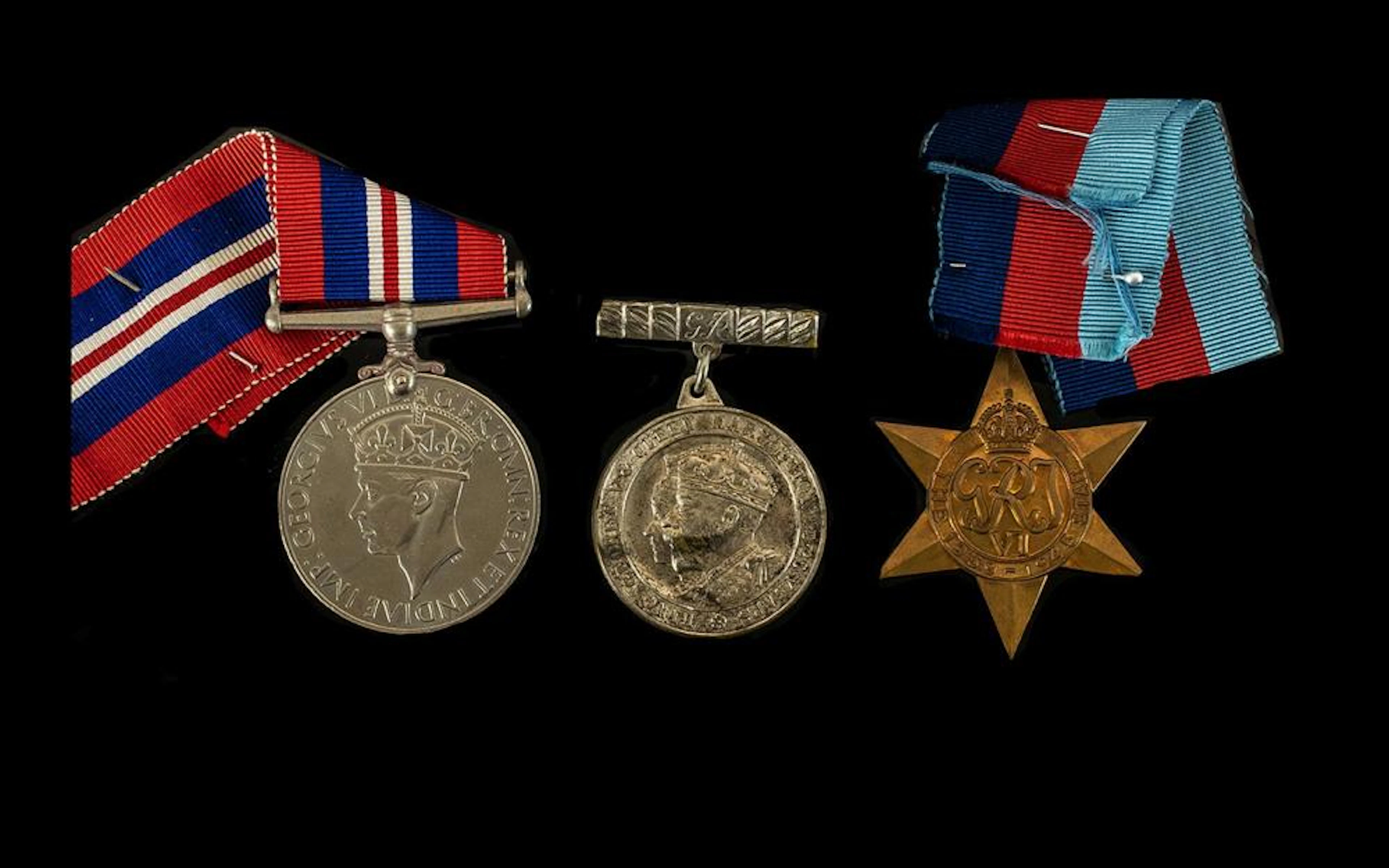 Two World War II Medals 1939-1945 Star together with a War medal. Together