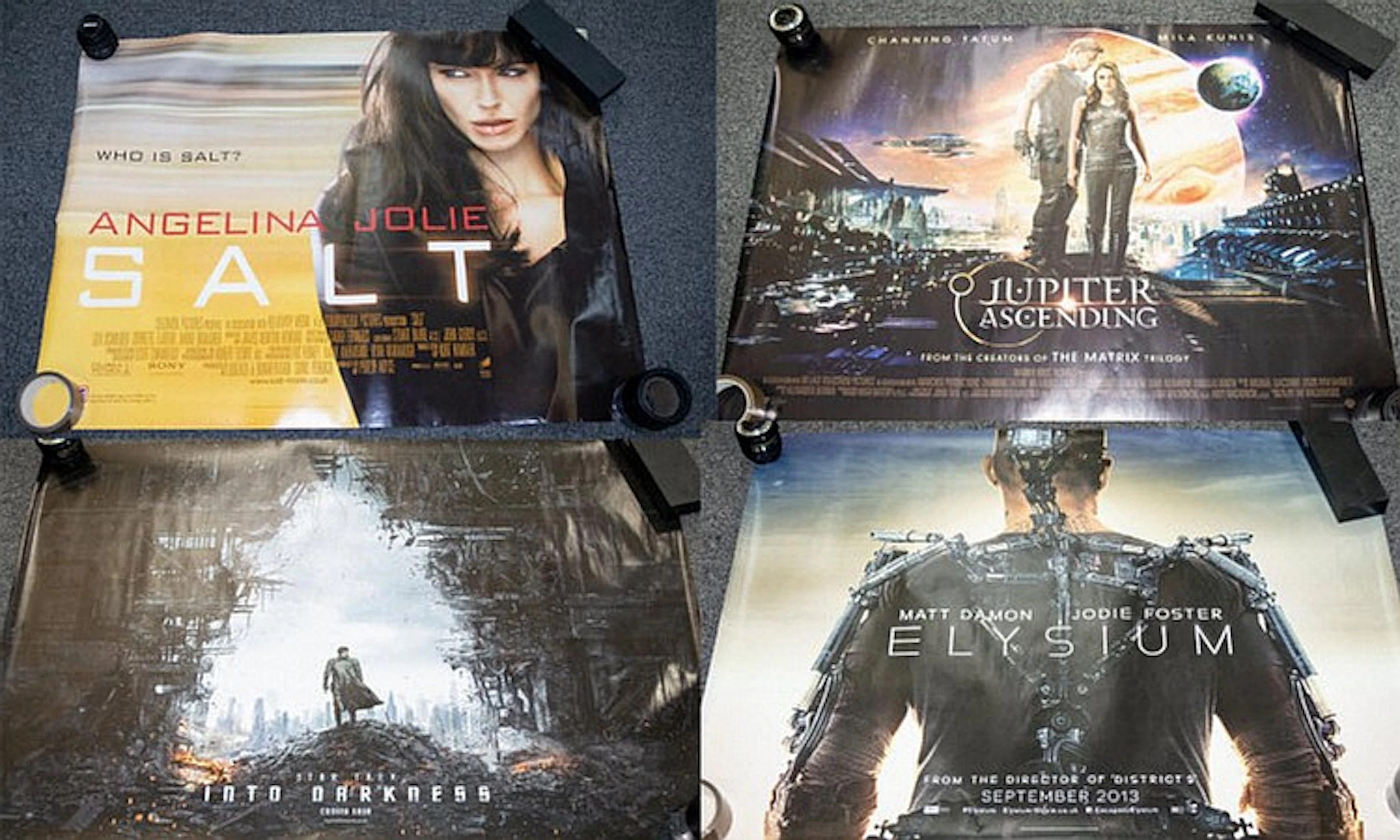 4 Cinema Posters In Poster Tubes - As New Condition
