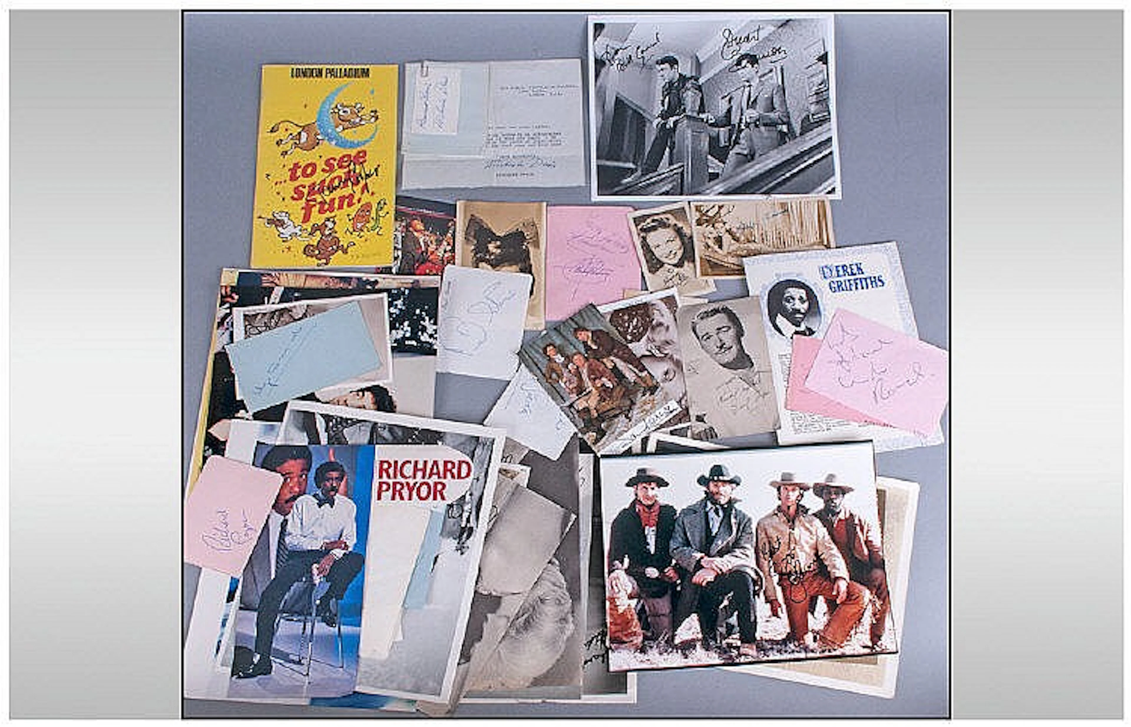 Film & TV Star Autograph Collection On Photos,