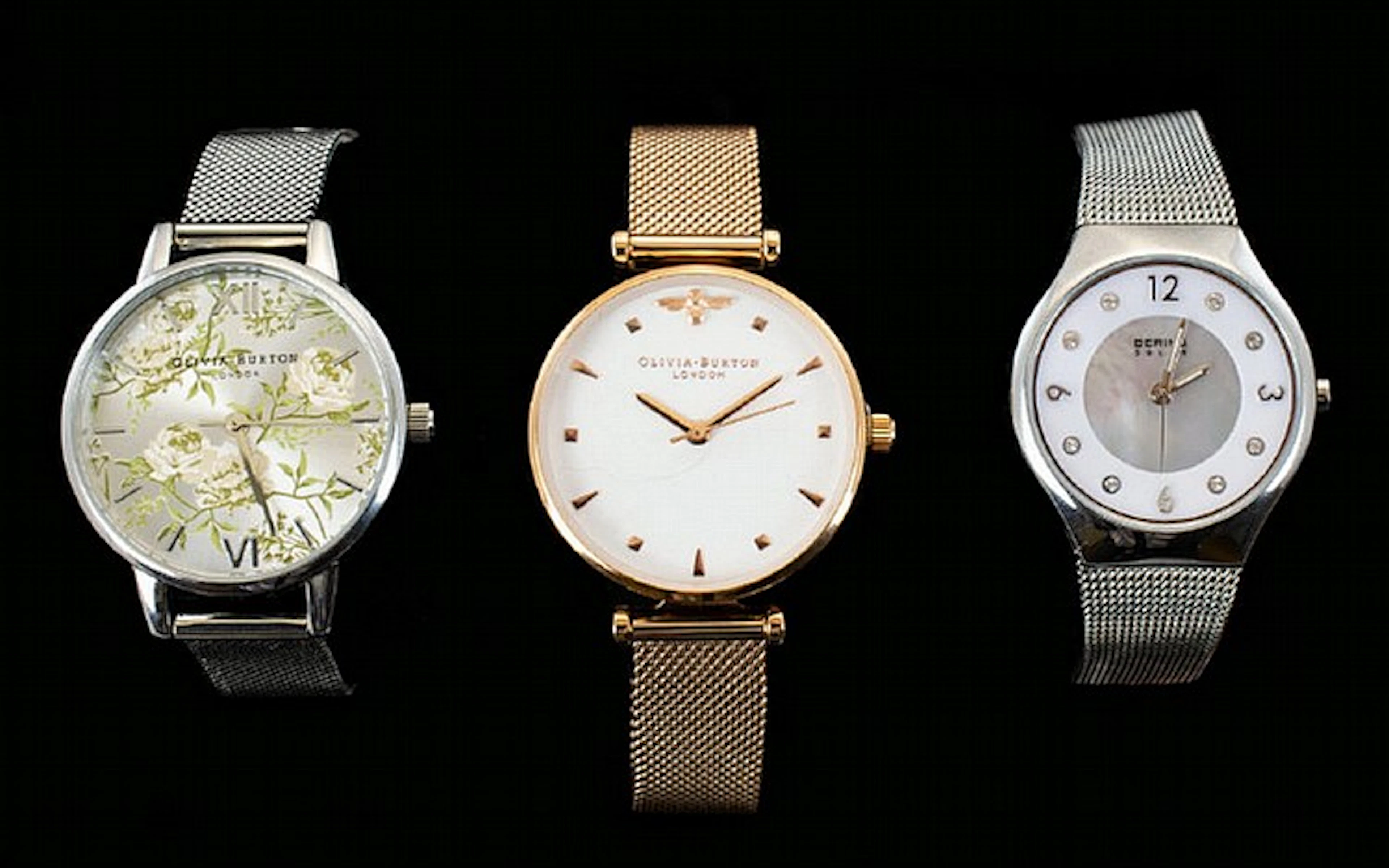 A Small Collection of Contemporary Ladies Watches ( 3 ) In Total