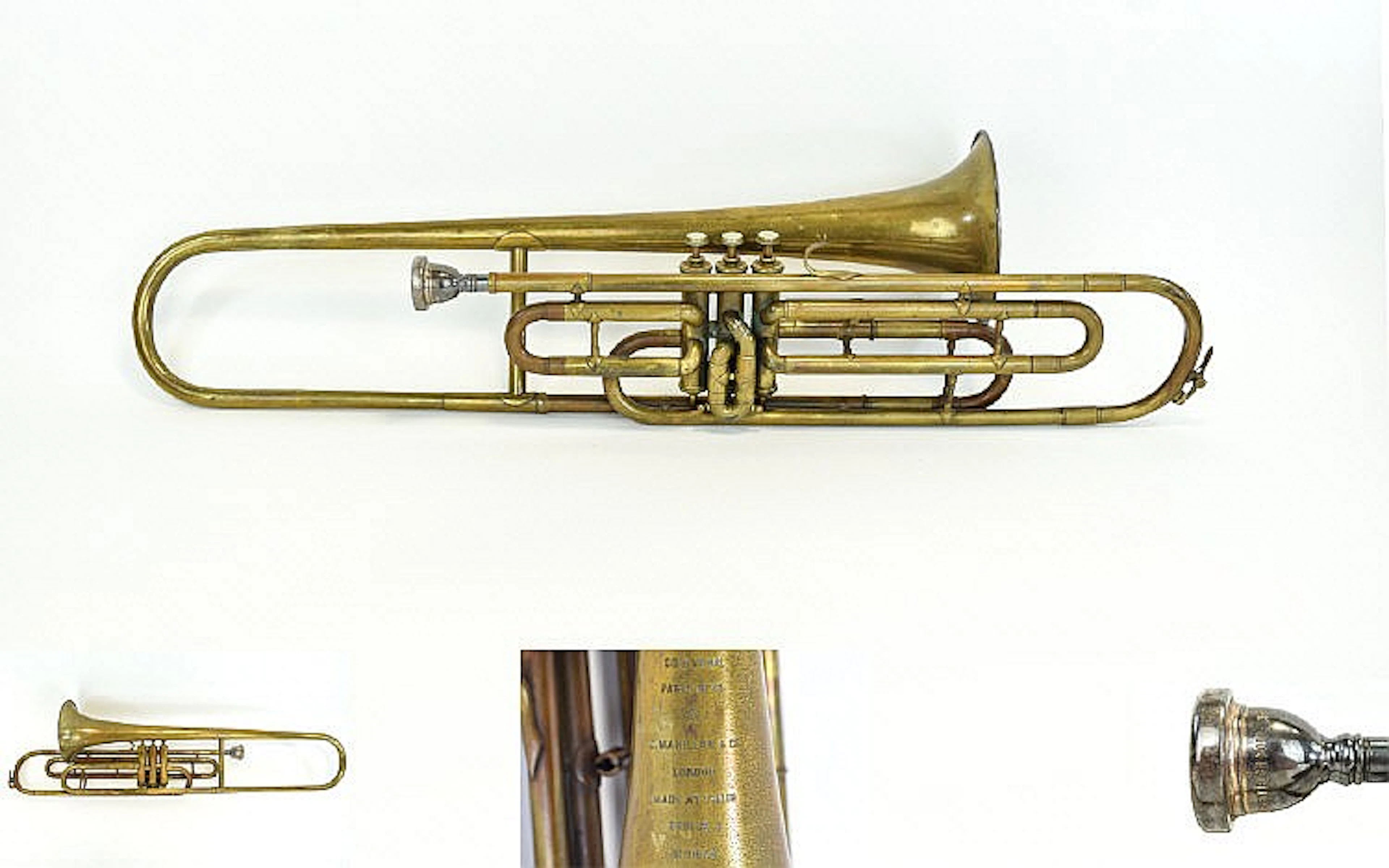 C. Mahillon & Co London - Brussels Antique Brass V