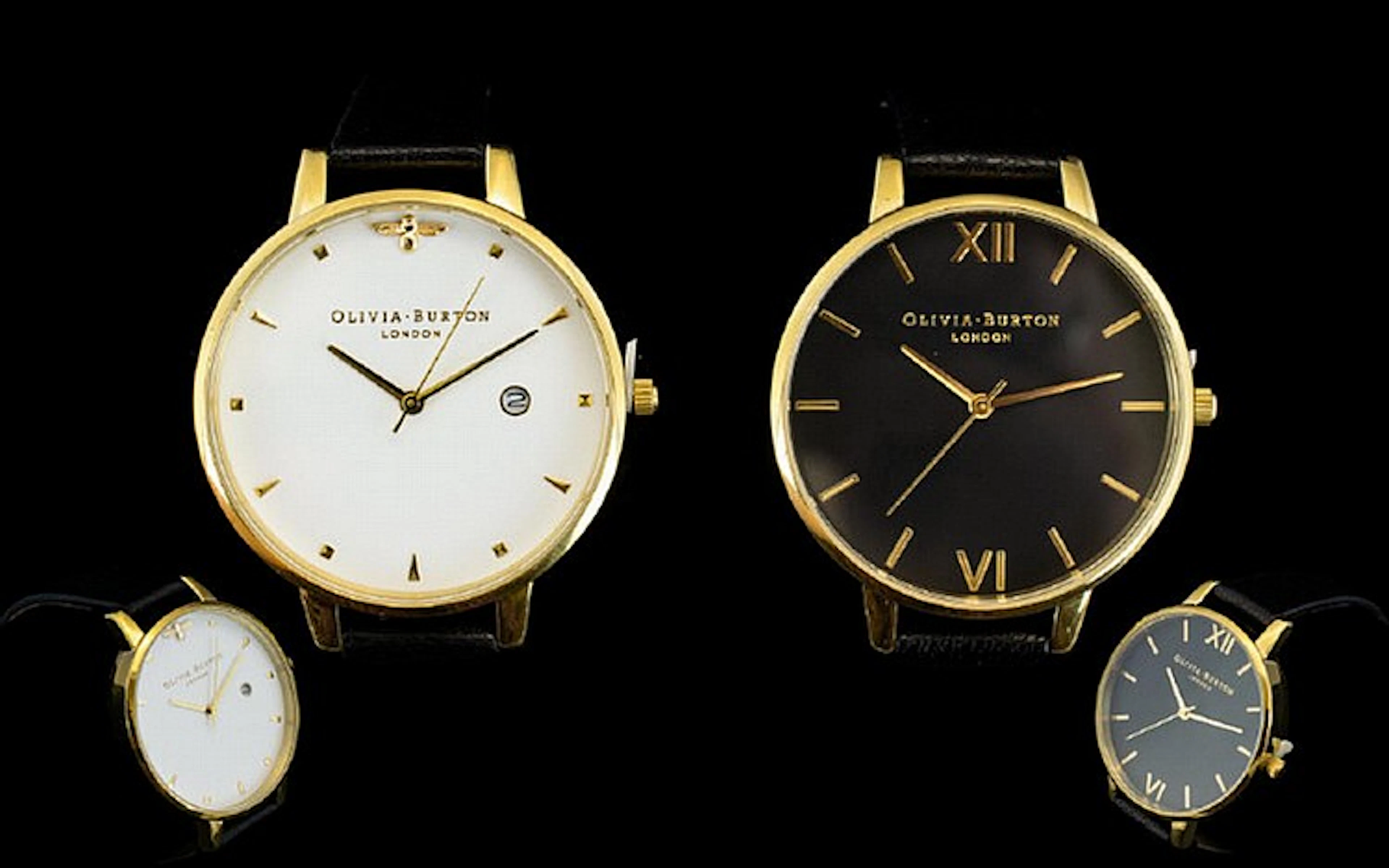 Olivia Burton London Two Contemporary Fashion Watches Each in as new
