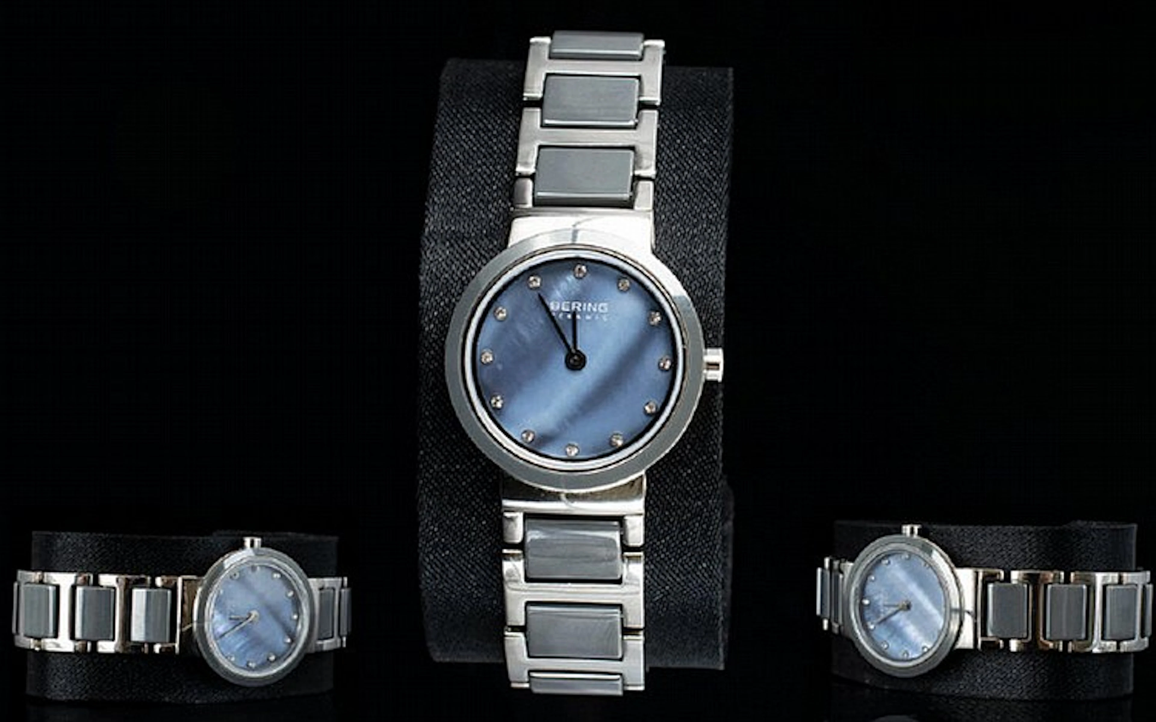 Bering - Ladies Steel and Ceramic Watch
