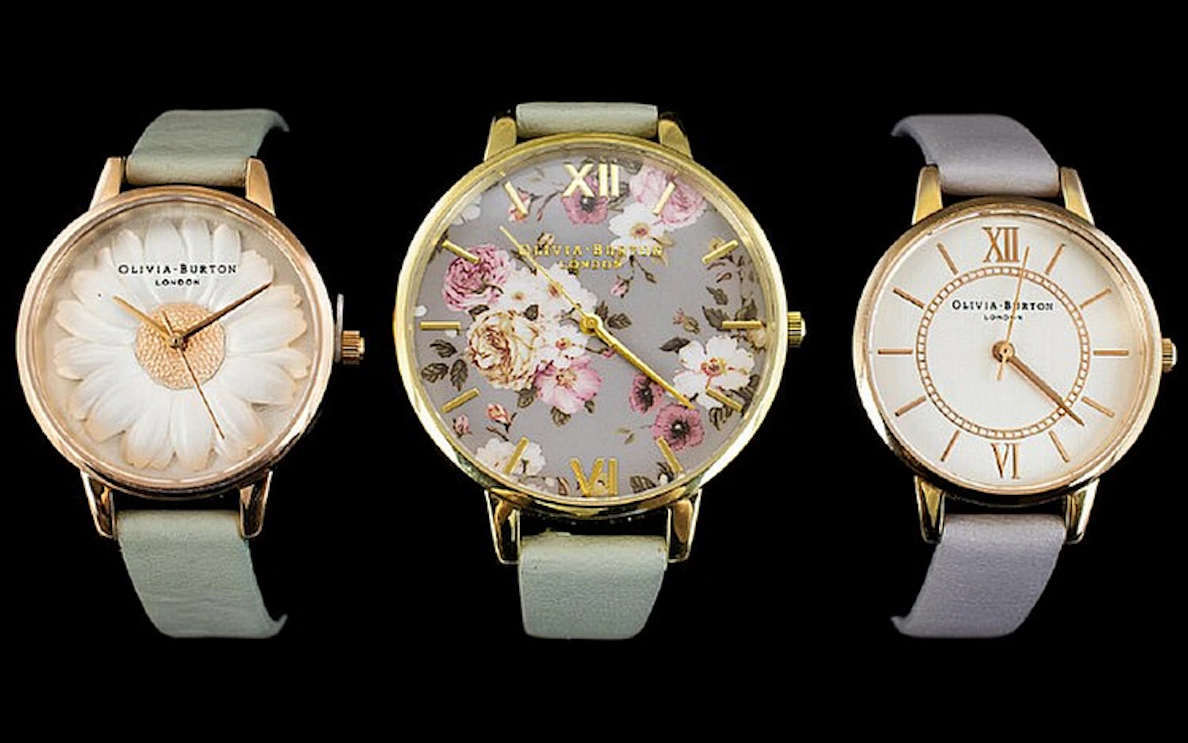 Three Olivia Burton Watches All in very good