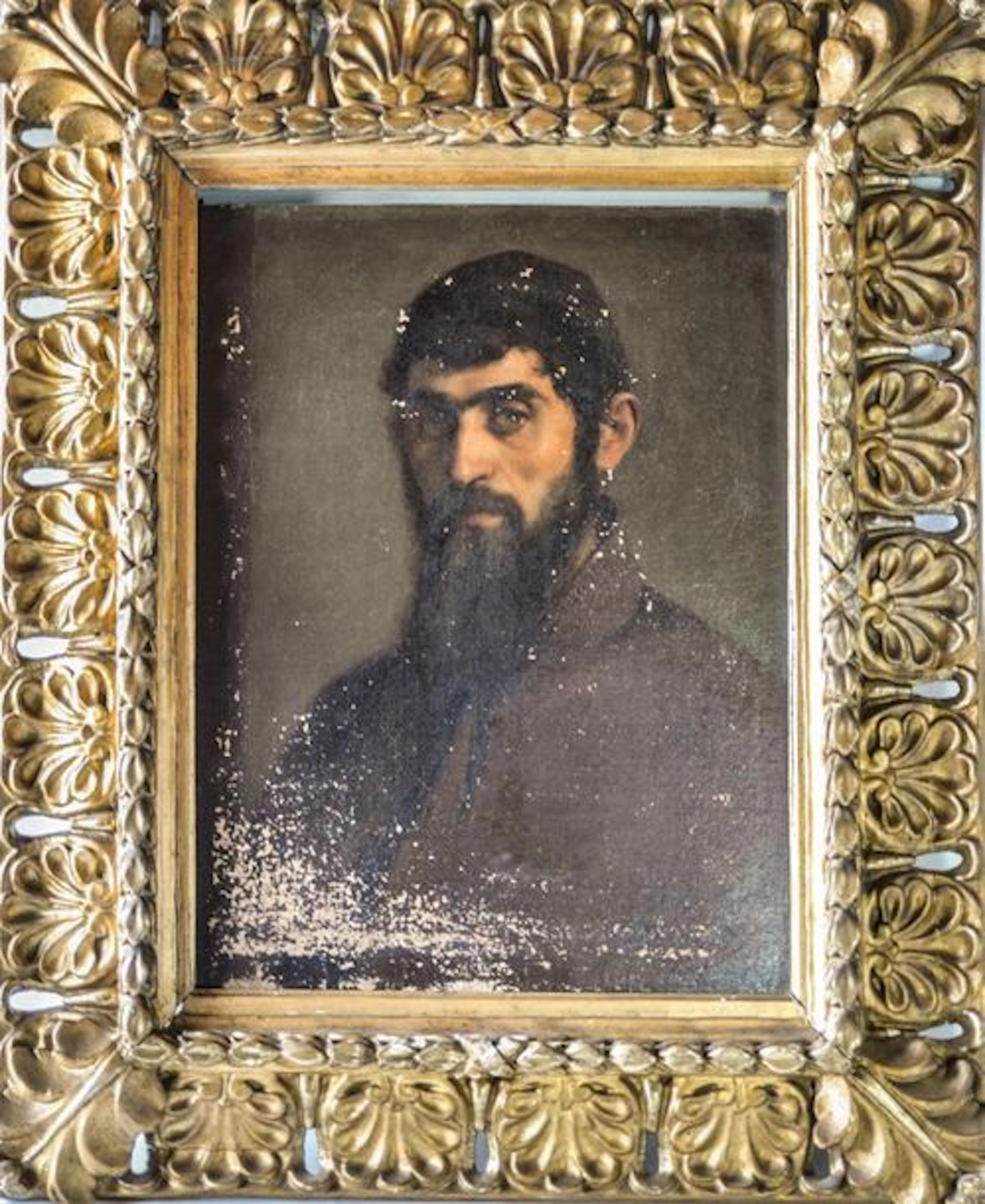S. RICARD "Portrait d'homme barbu" Huile…