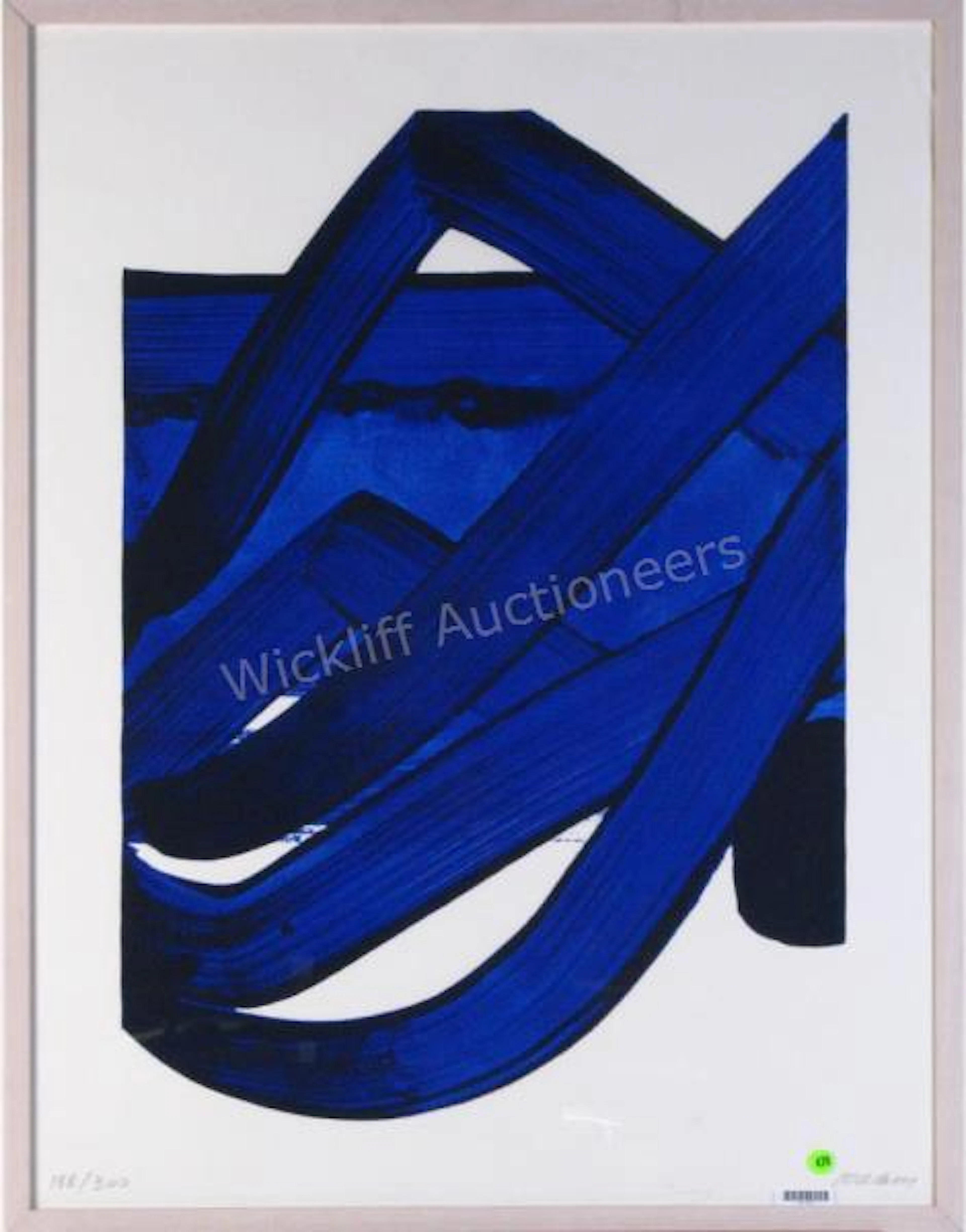 Pierre Soulages Framed Print, Composition