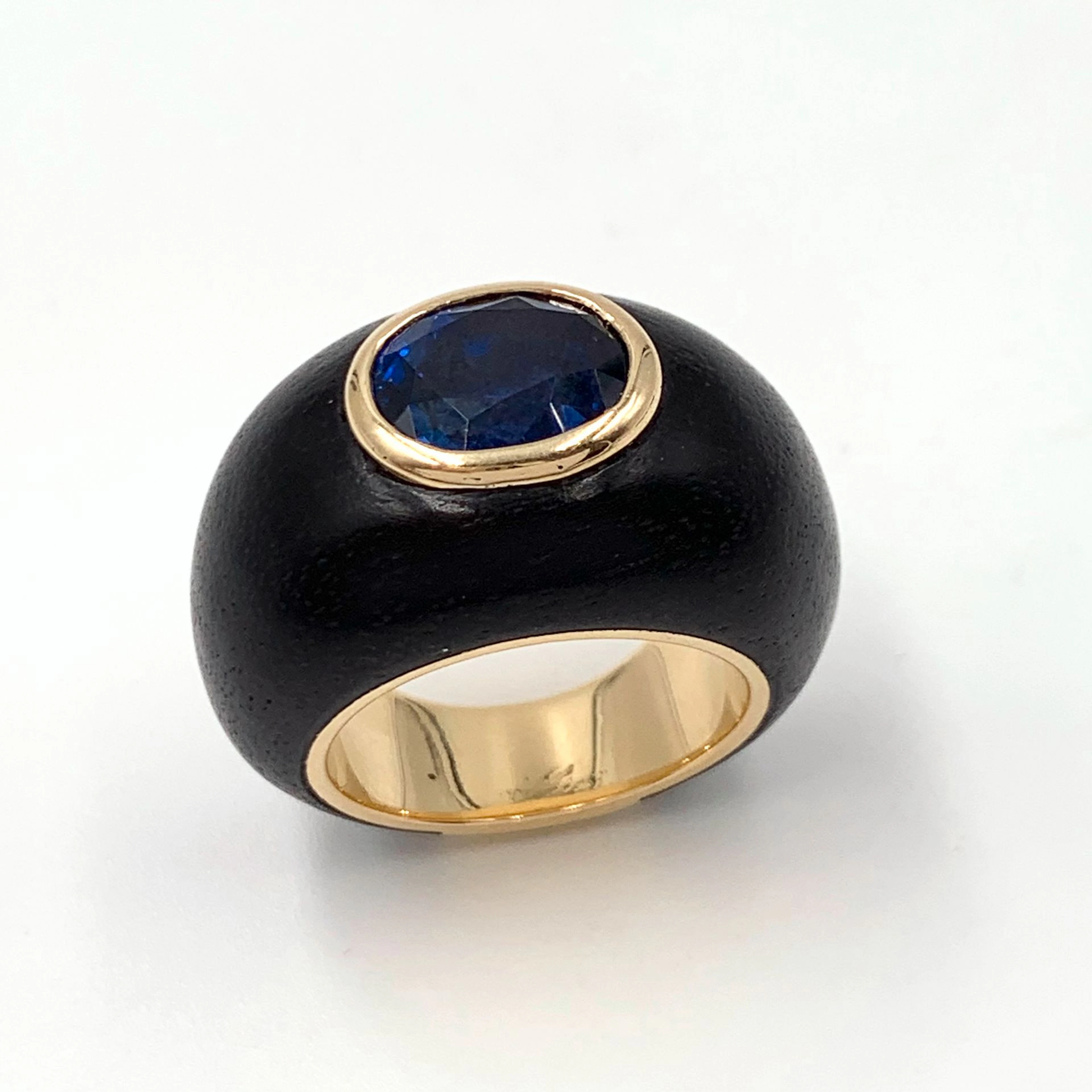 René BOIVIN BAGUE " boule " en or jaune..