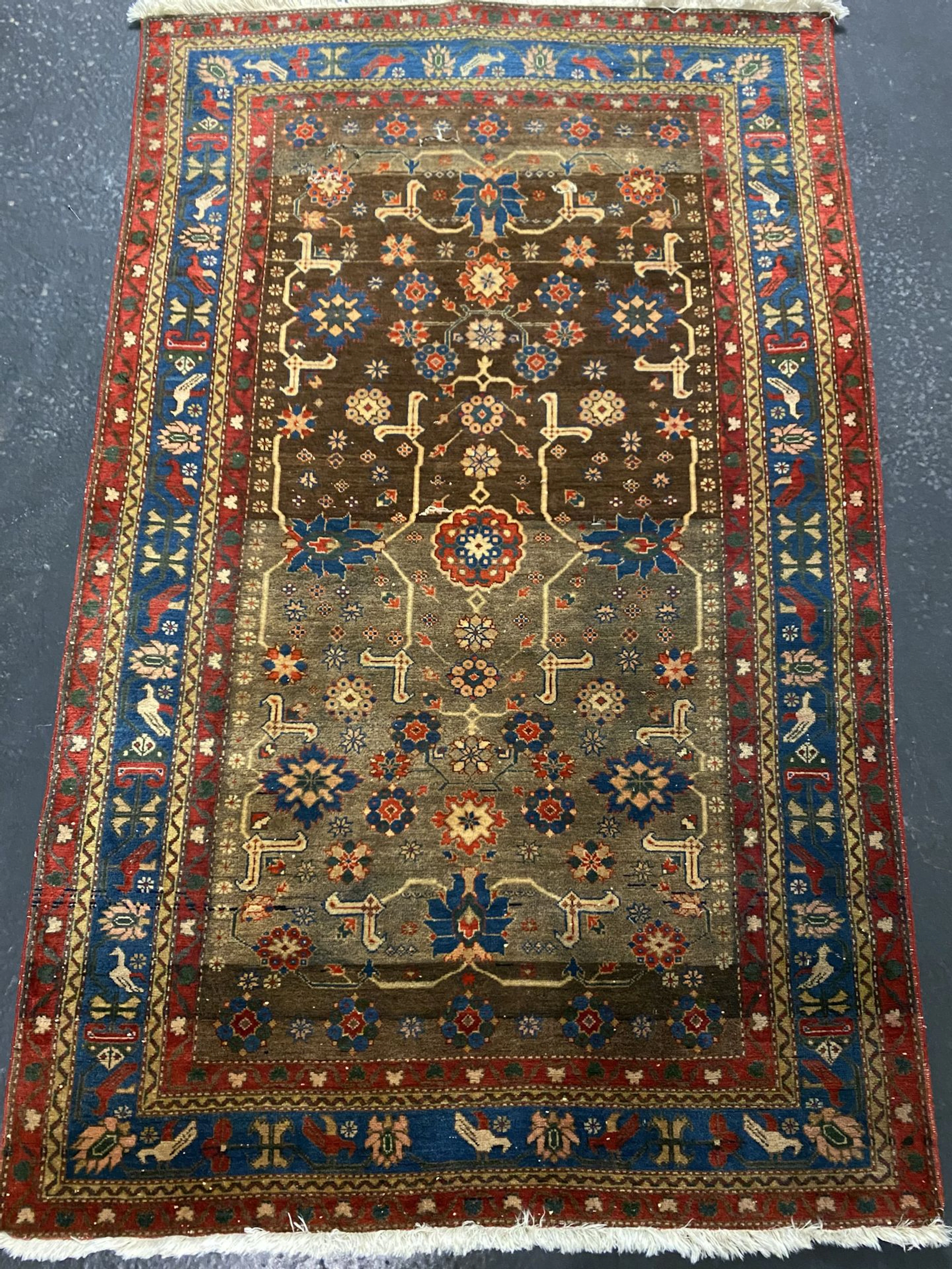 Original Bidjar (Nord Ouest de l'Iran) début..