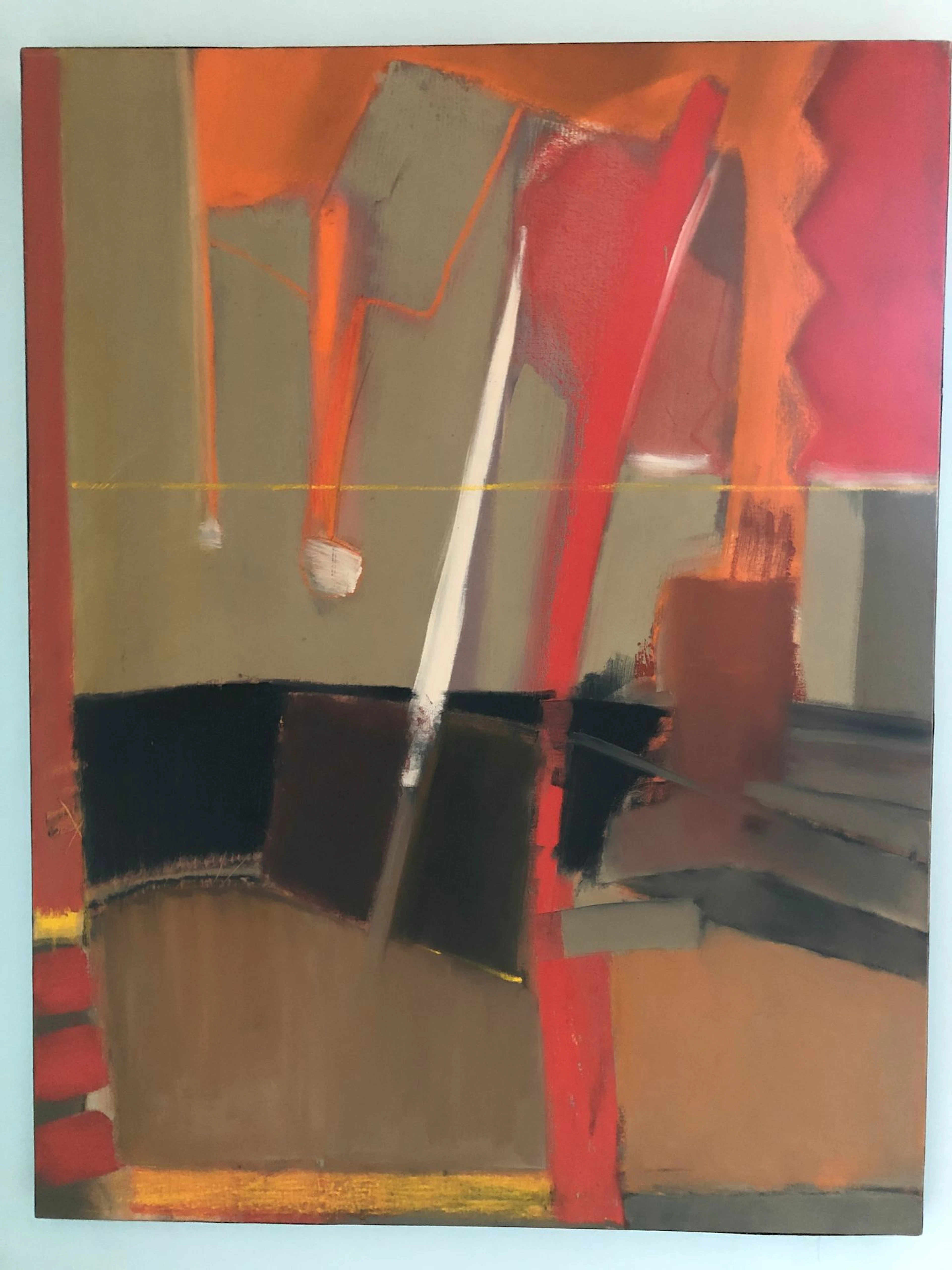 Ecole moderne Abstraction Huile sur toile..