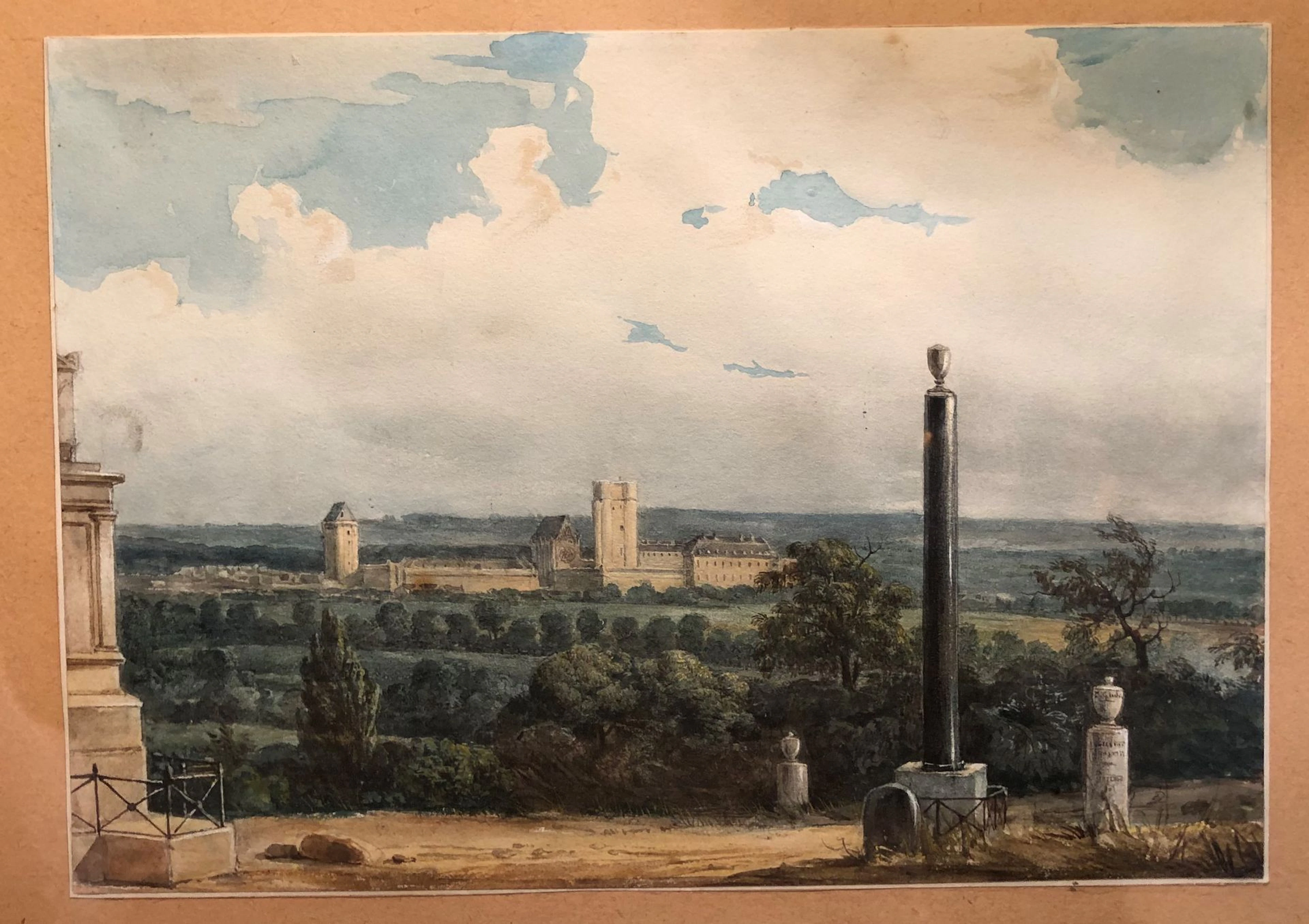 Théodore GUDIN (1802-1880) "Colonne sur..