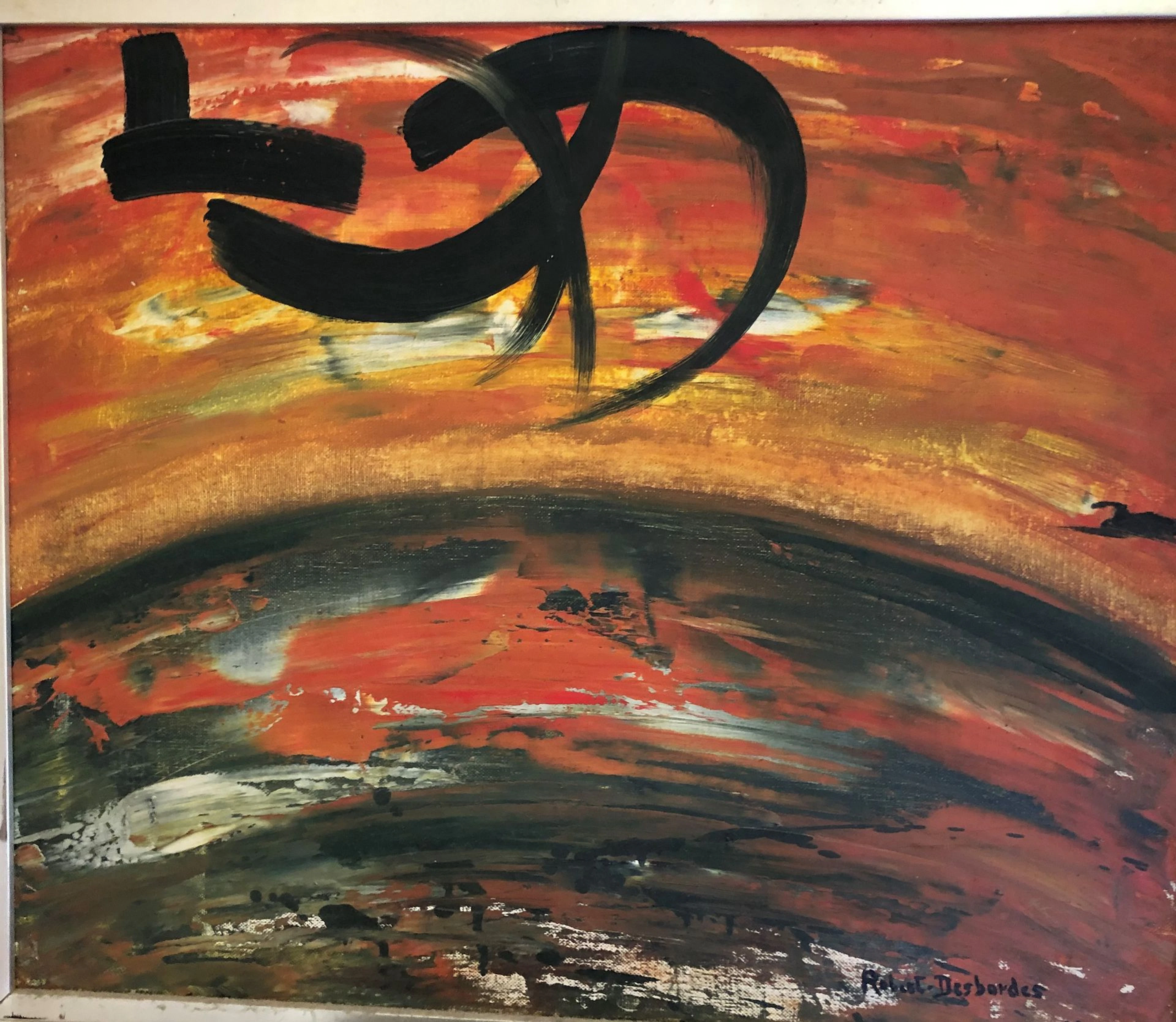 Deux tableaux contemporains - Lot 105 - Art Richelieu - Castor Hara