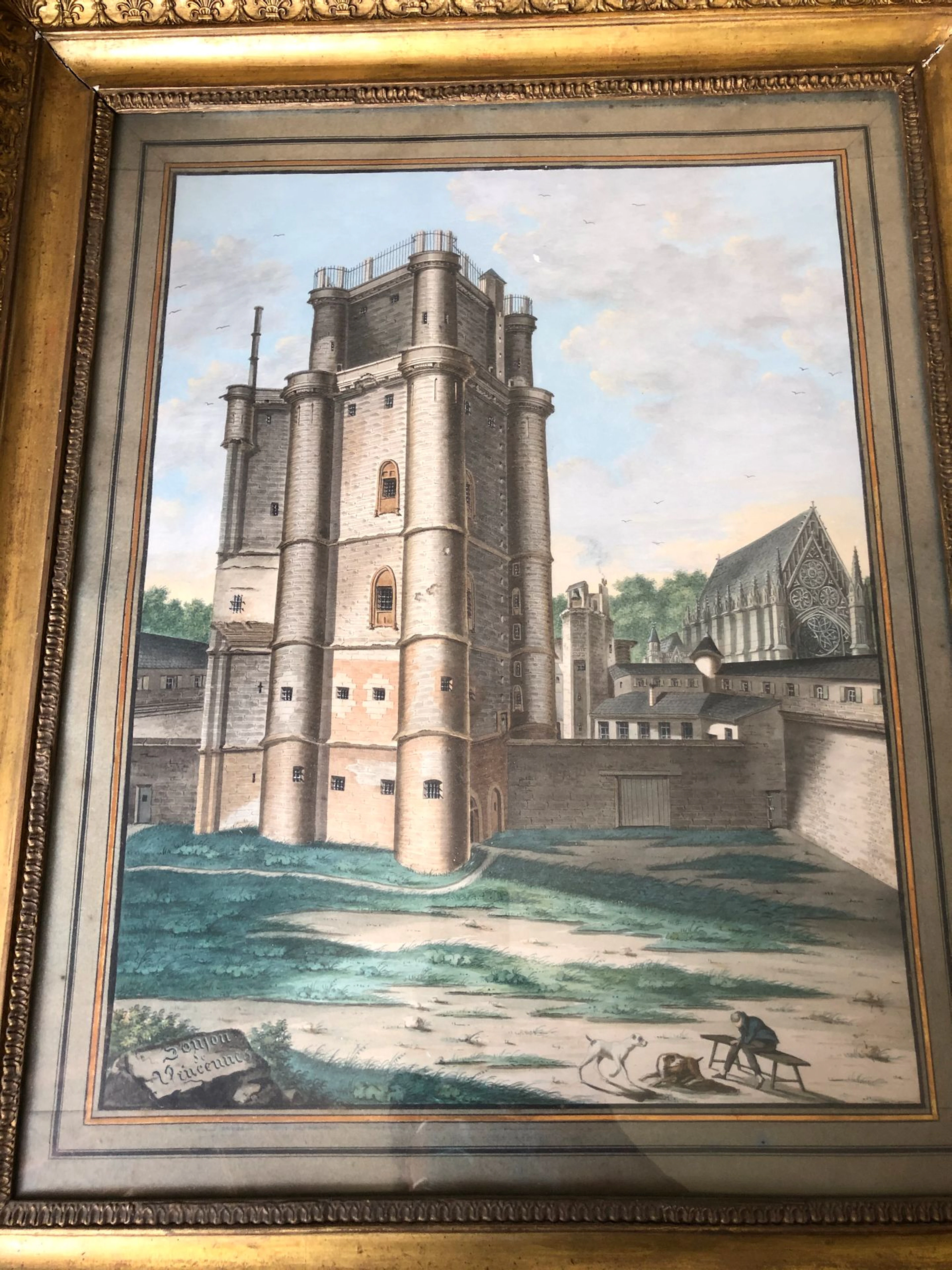 Ecole française "Le donjon de Vincennes"..