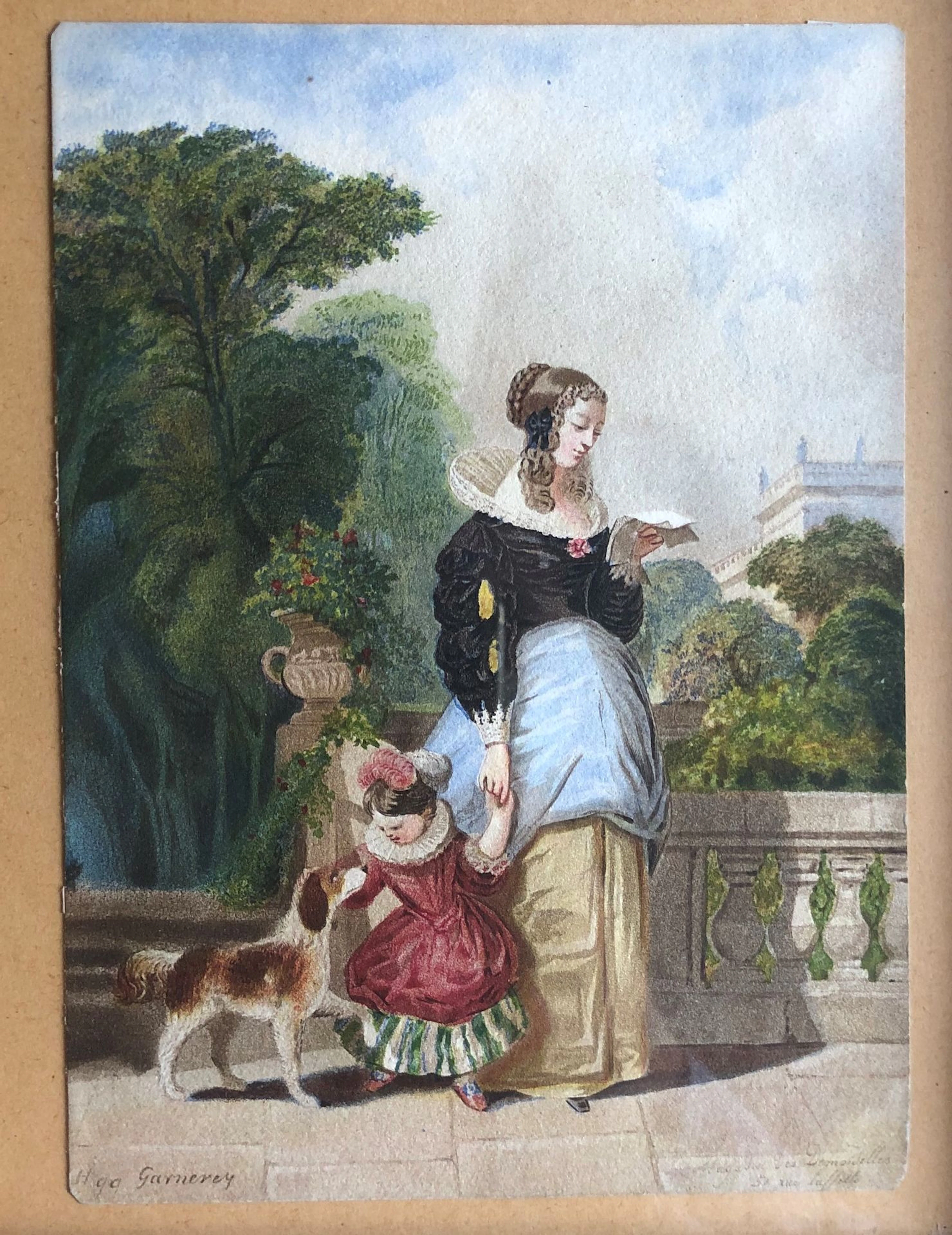 Hippolyte GARNERAY (1787-1858) Femme à la..
