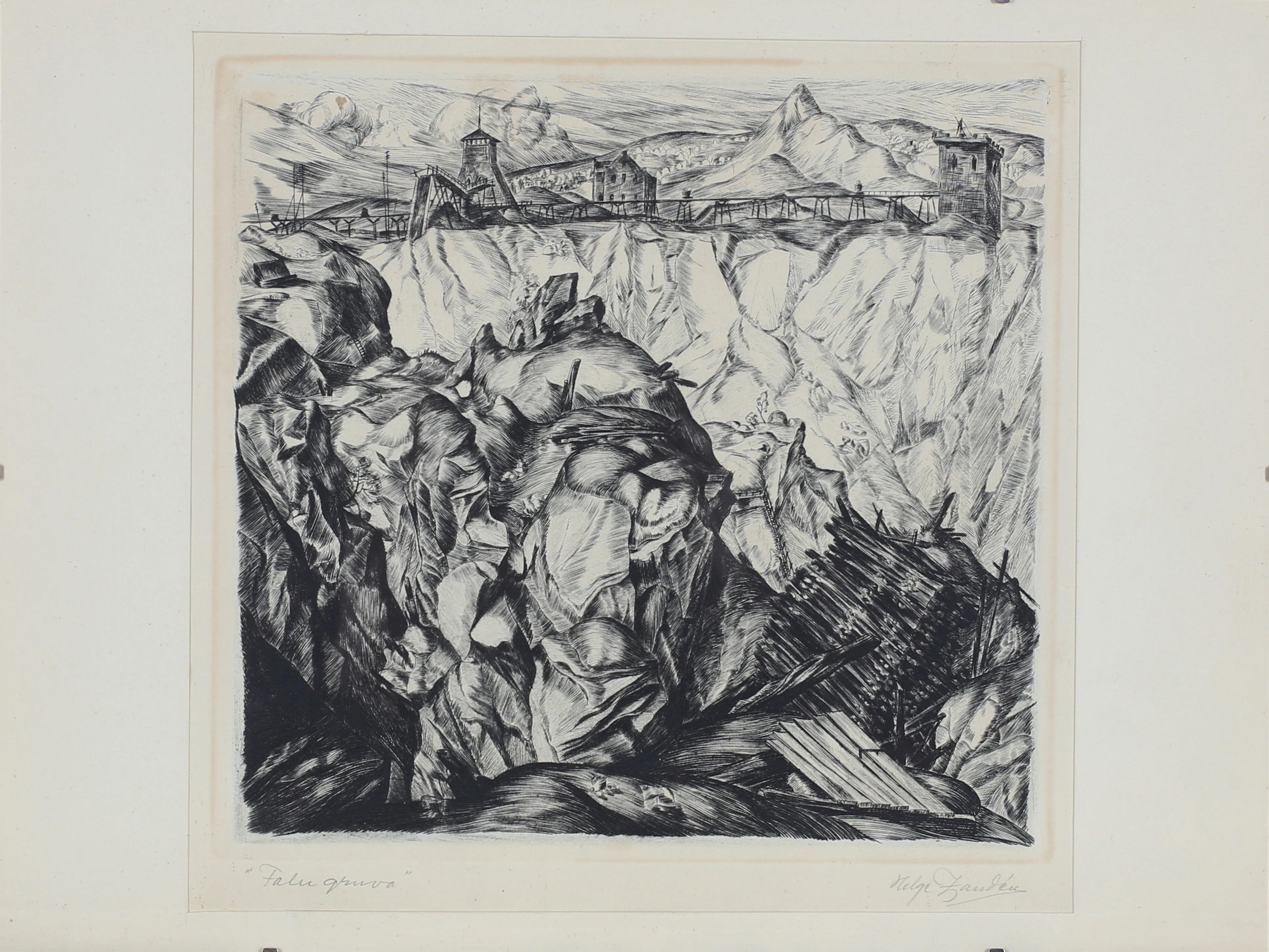 PARTI grafiska blad, 9 st, 18/1900-talet.
