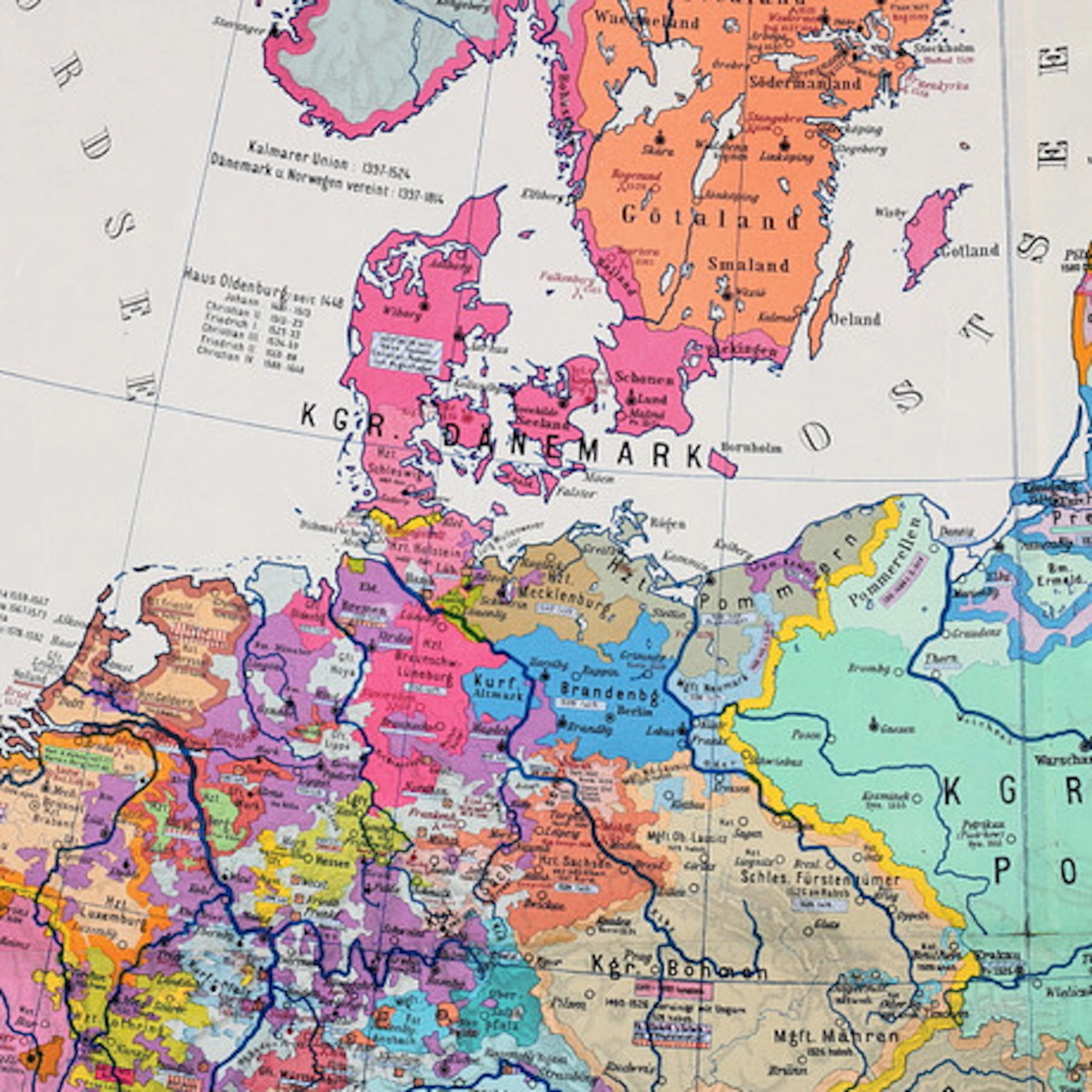 KARTA, Europa im 16 Jahrhundert, Haack-Her…
