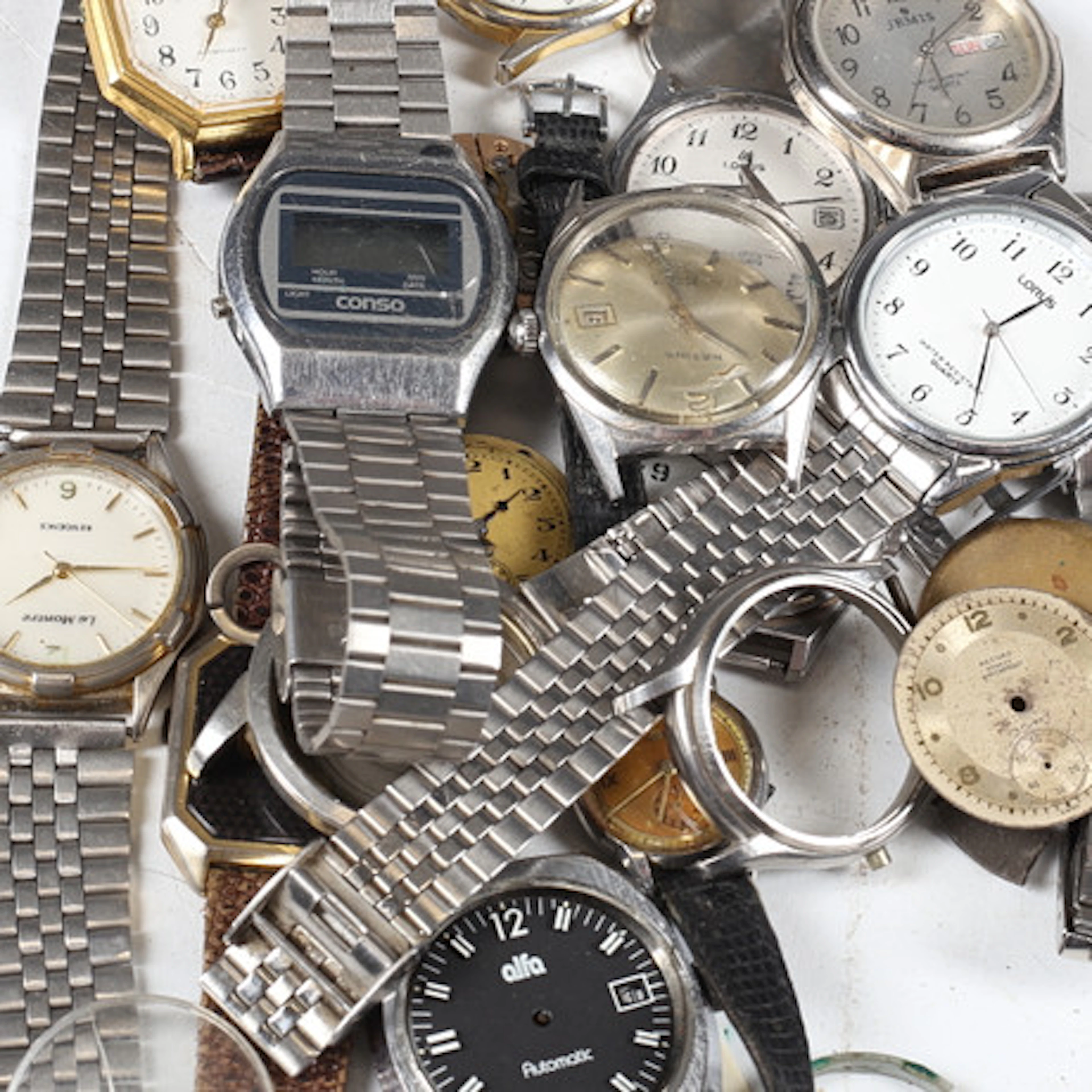 PARTI ARMBANDSURDELAR, 1900-tal.