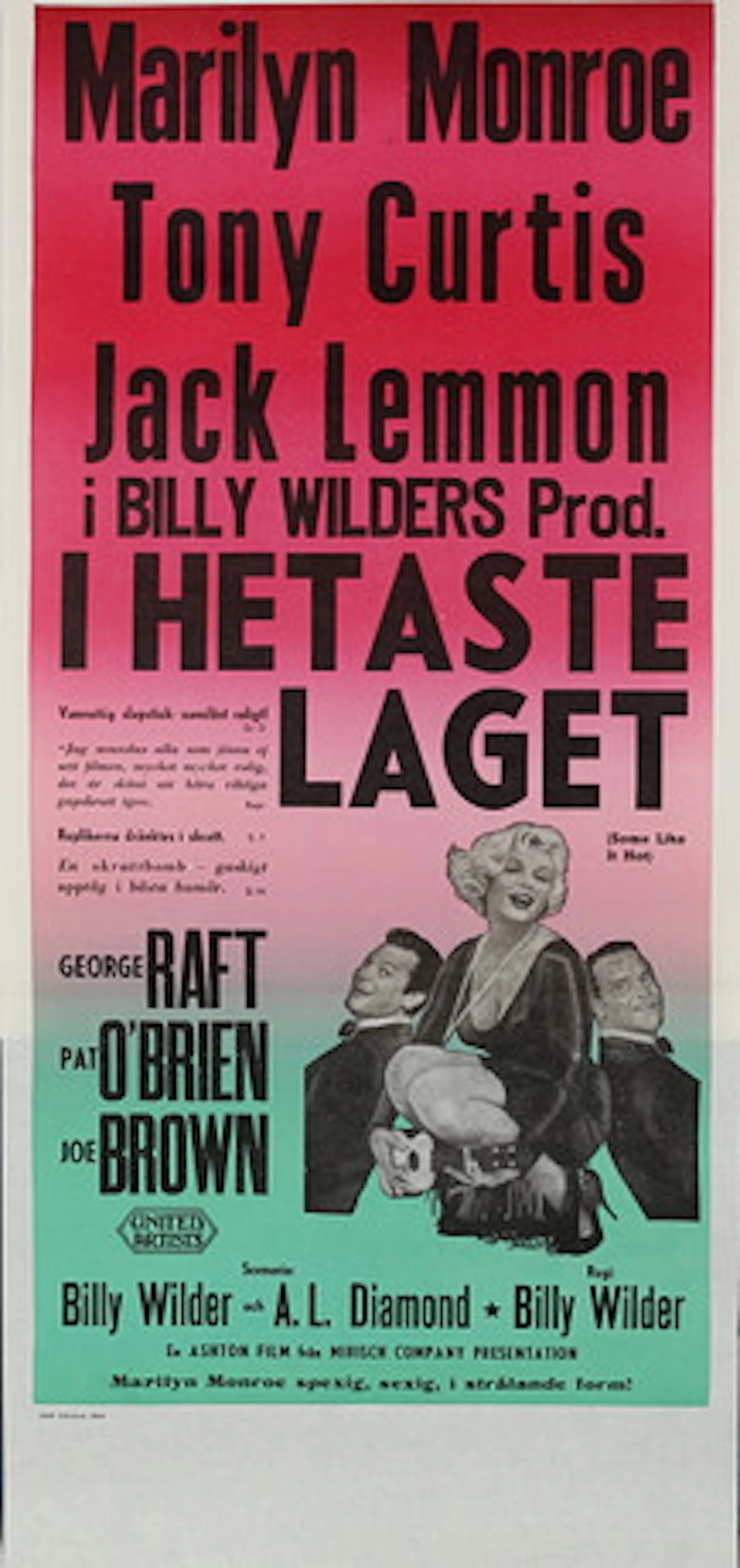 FILMAFFISCHER, 5 st, 32 x 70 cm, 1950/60-t…
