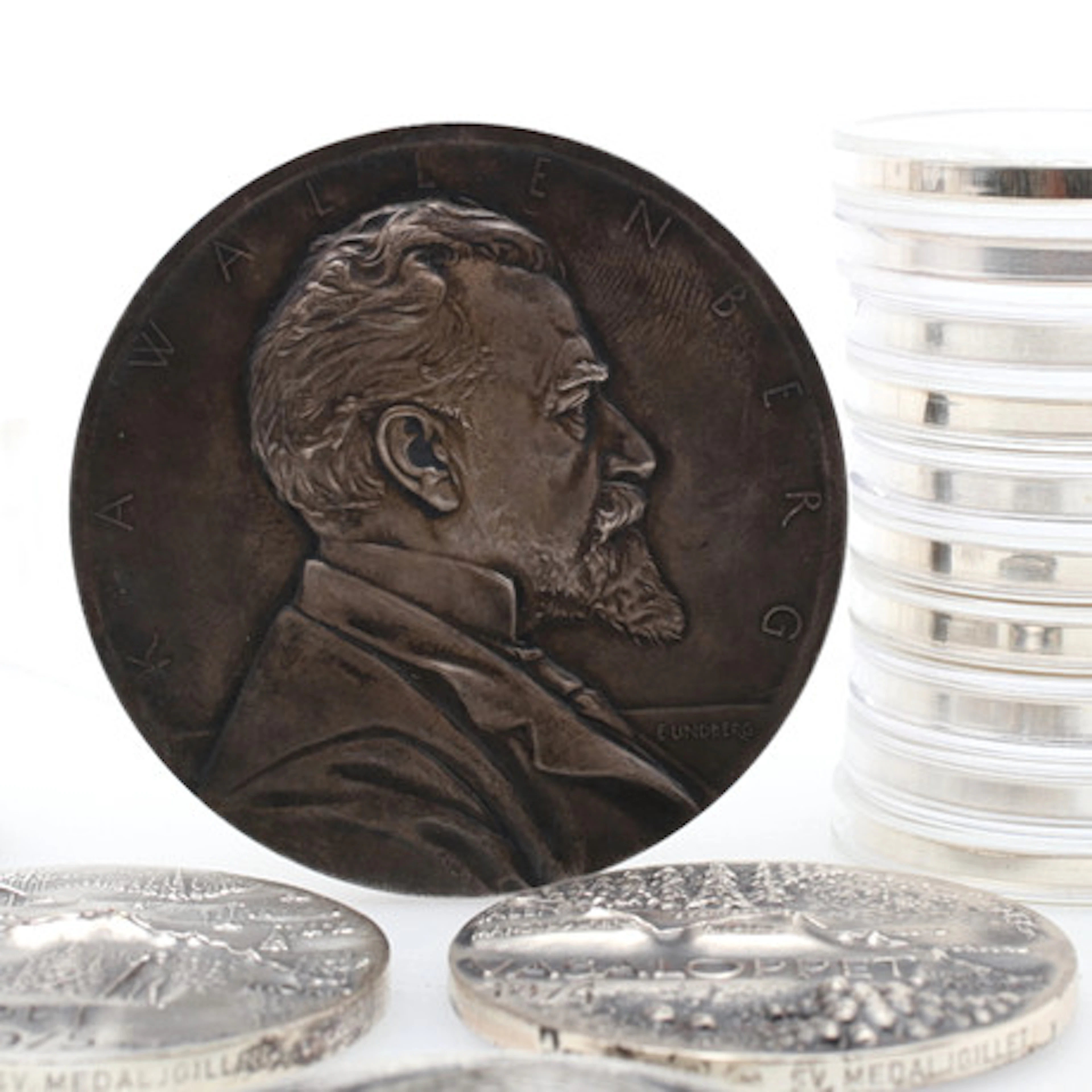MINNESMYNT / MEDALJER, silver, 16 st, Sver…