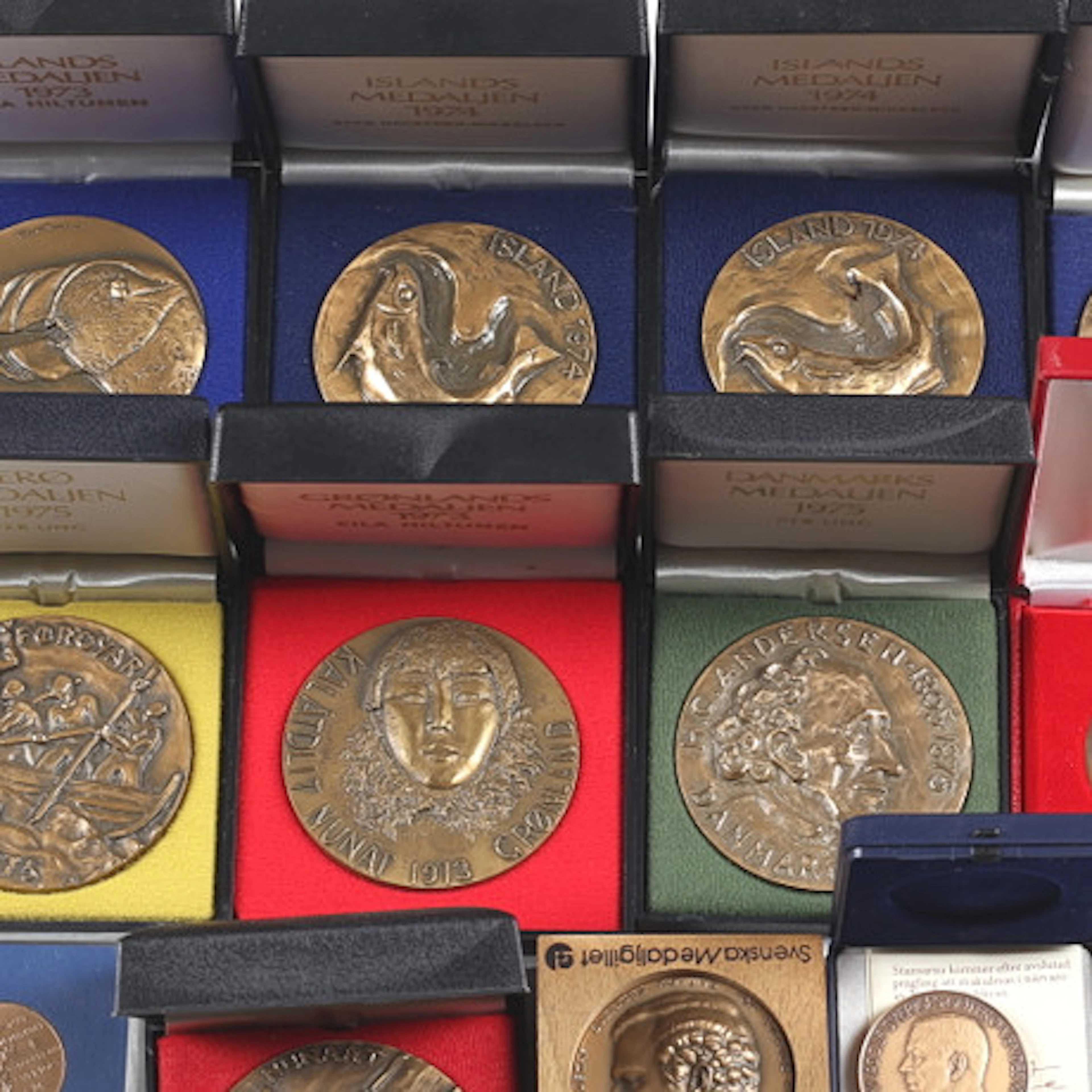 MEDALJER, brons, 1900-tal.
