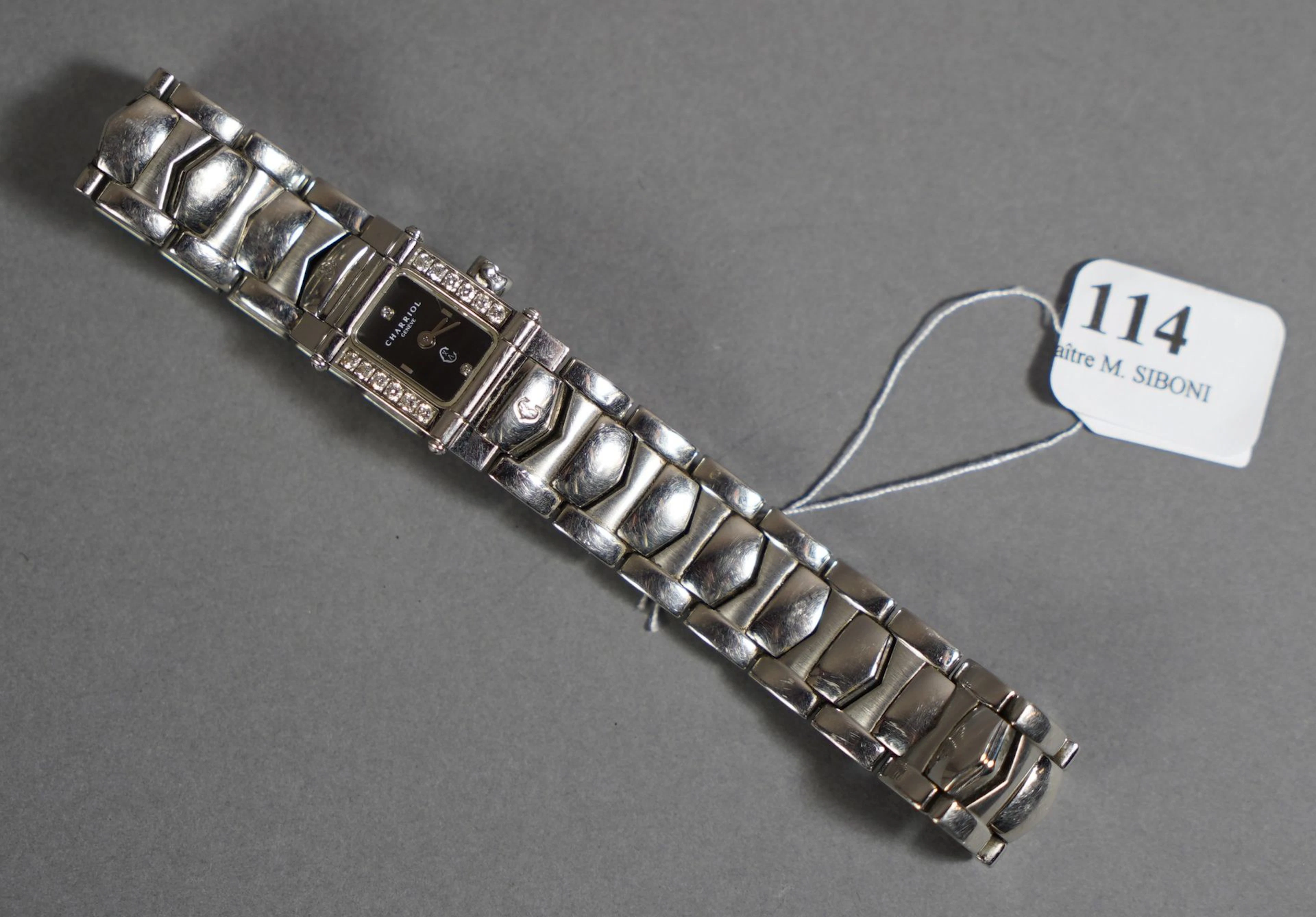 114- CHARRIOL Genève Montre bracelet de... - Lot 114 - Siboni