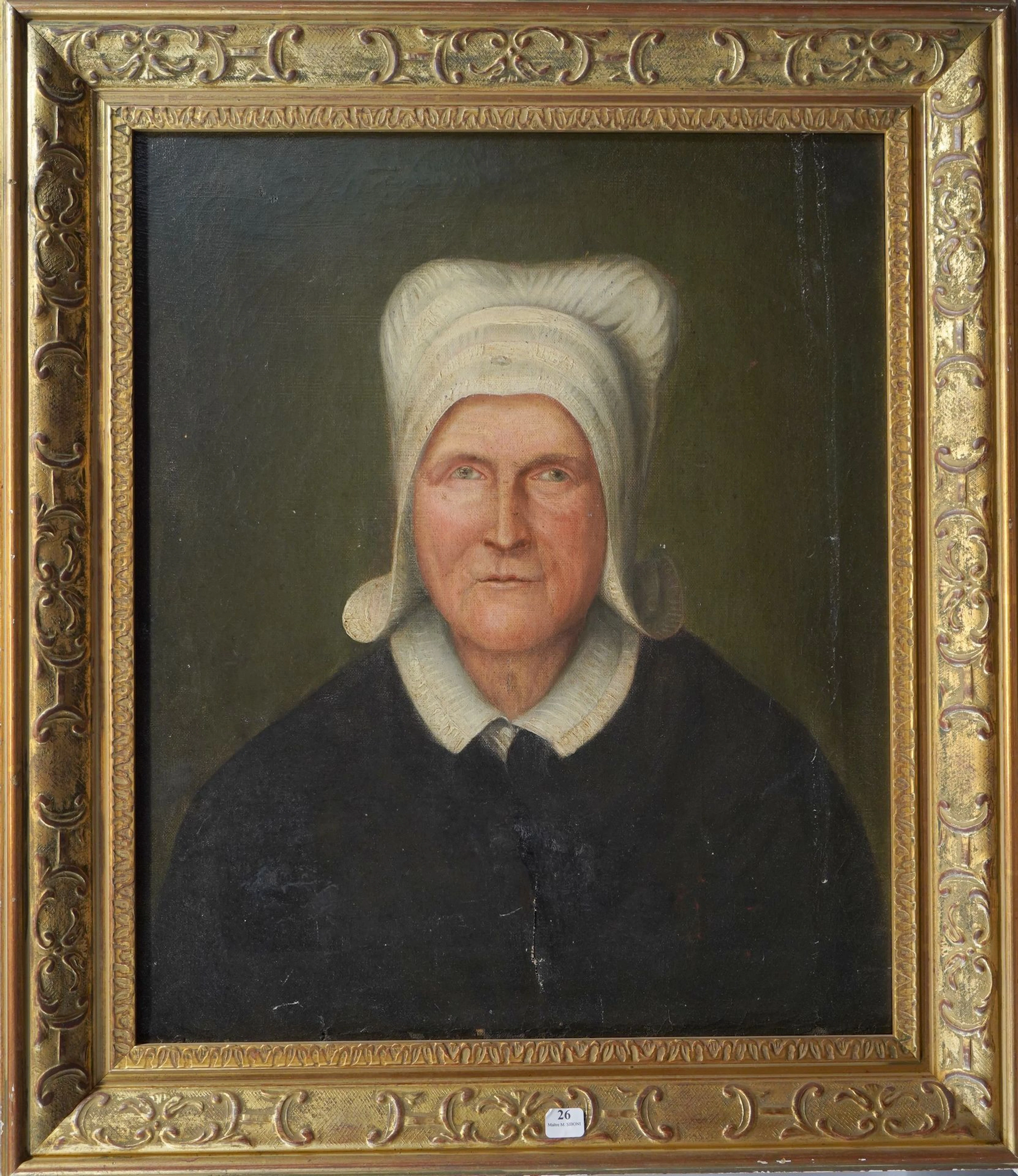 26- Ecole Française XIXème siècle ''Portrait... - Lot 26 - Siboni