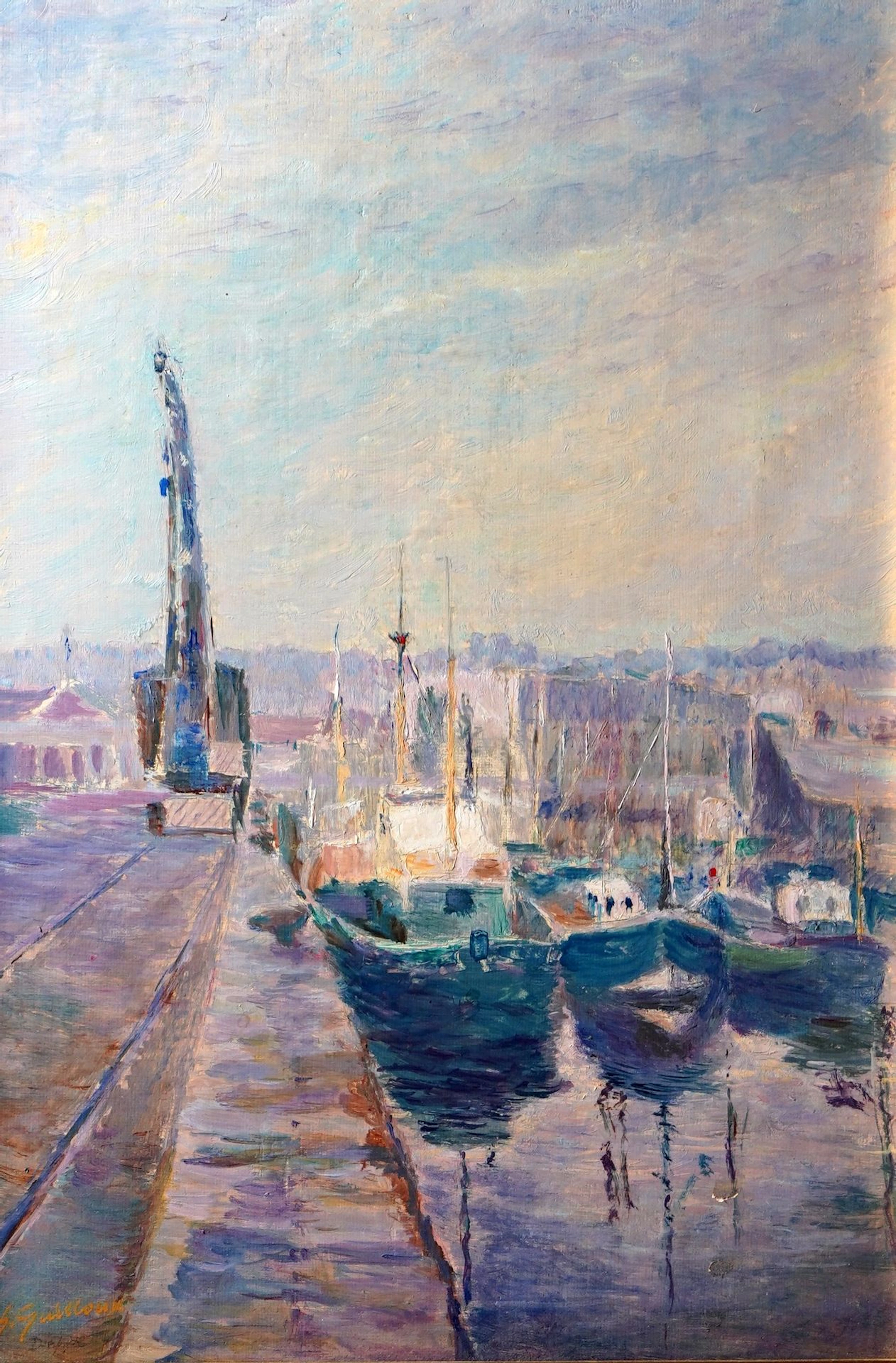 59- Charles GUILLOUX ''Bateaux de pêche... - Lot 59 - Siboni