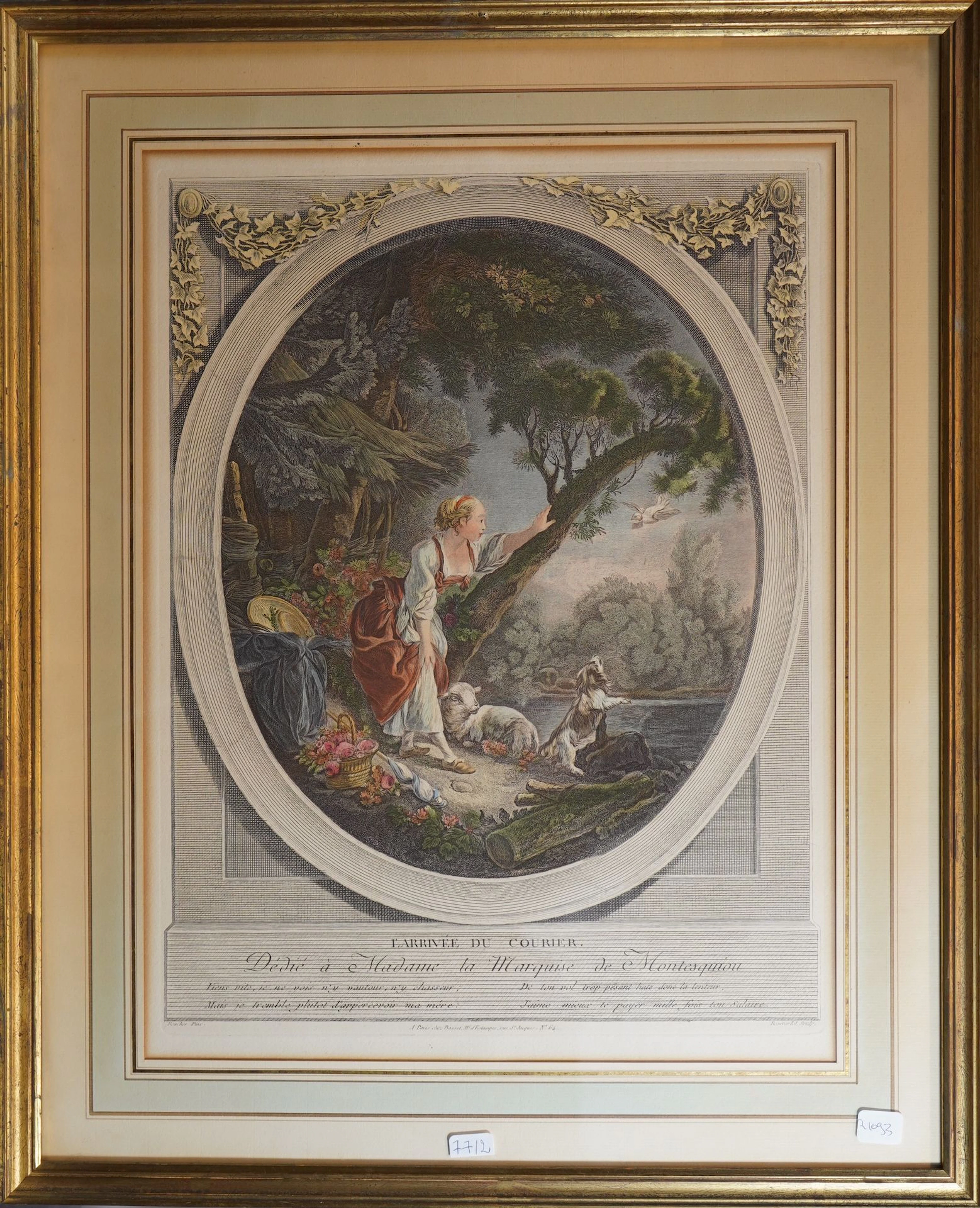 77- ''Le départ du courrier'' et ''L'arrivée... - Lot 77 - Siboni