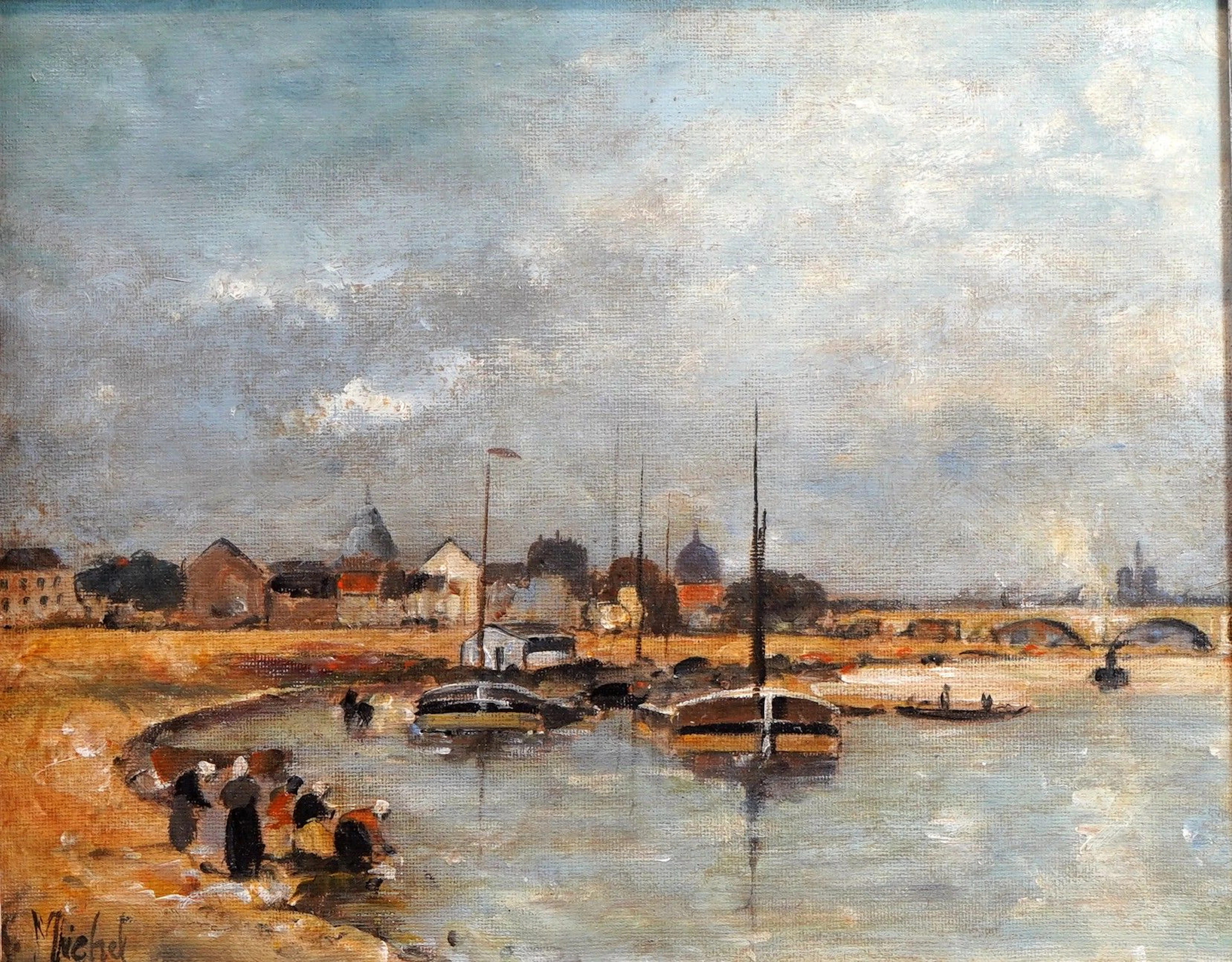 84- MICHEL ''Bretonnes au bord de l'eau''... - Lot 84 - Siboni