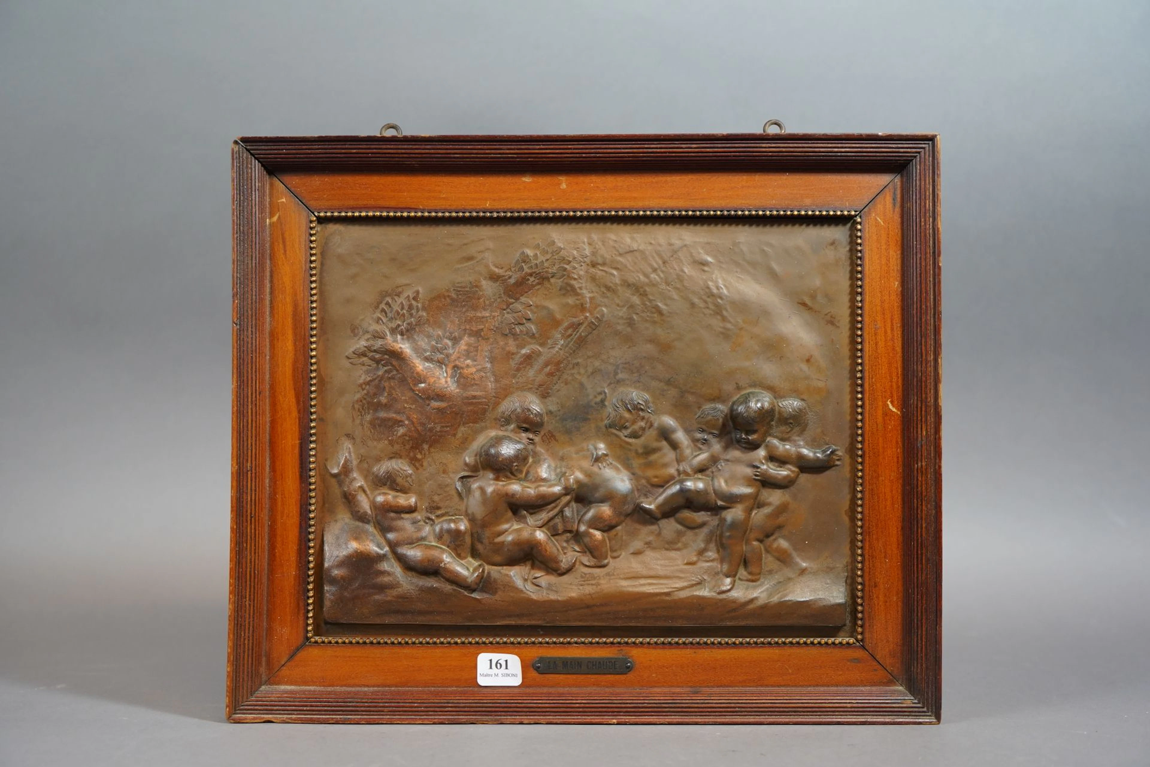 161- Alfred BORREL ''La main chaude'' Bas-relief... - Lot 161 - Siboni