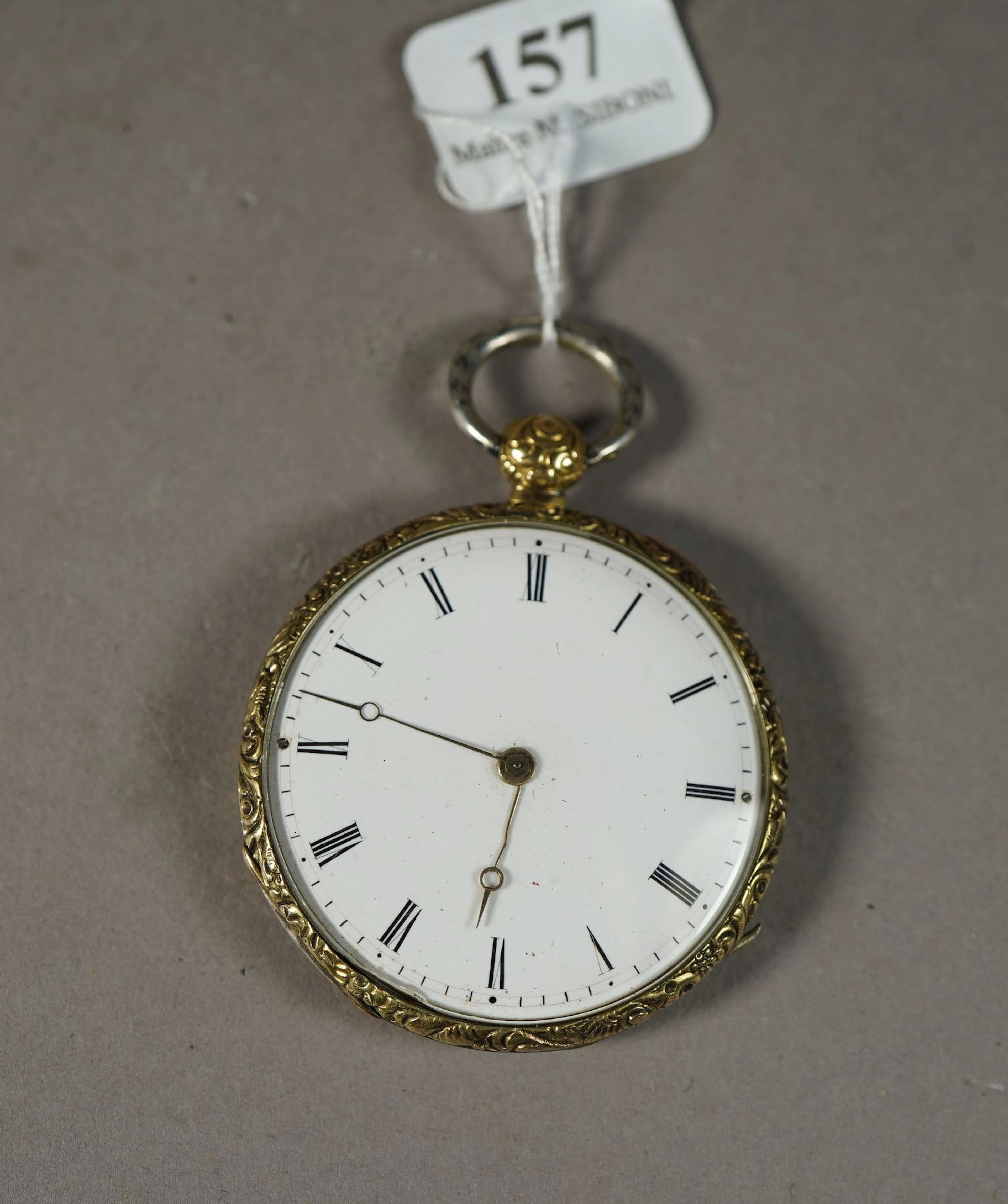 157- Charles OUDIN & Fils Montre de poche... - Lot 157 - Siboni