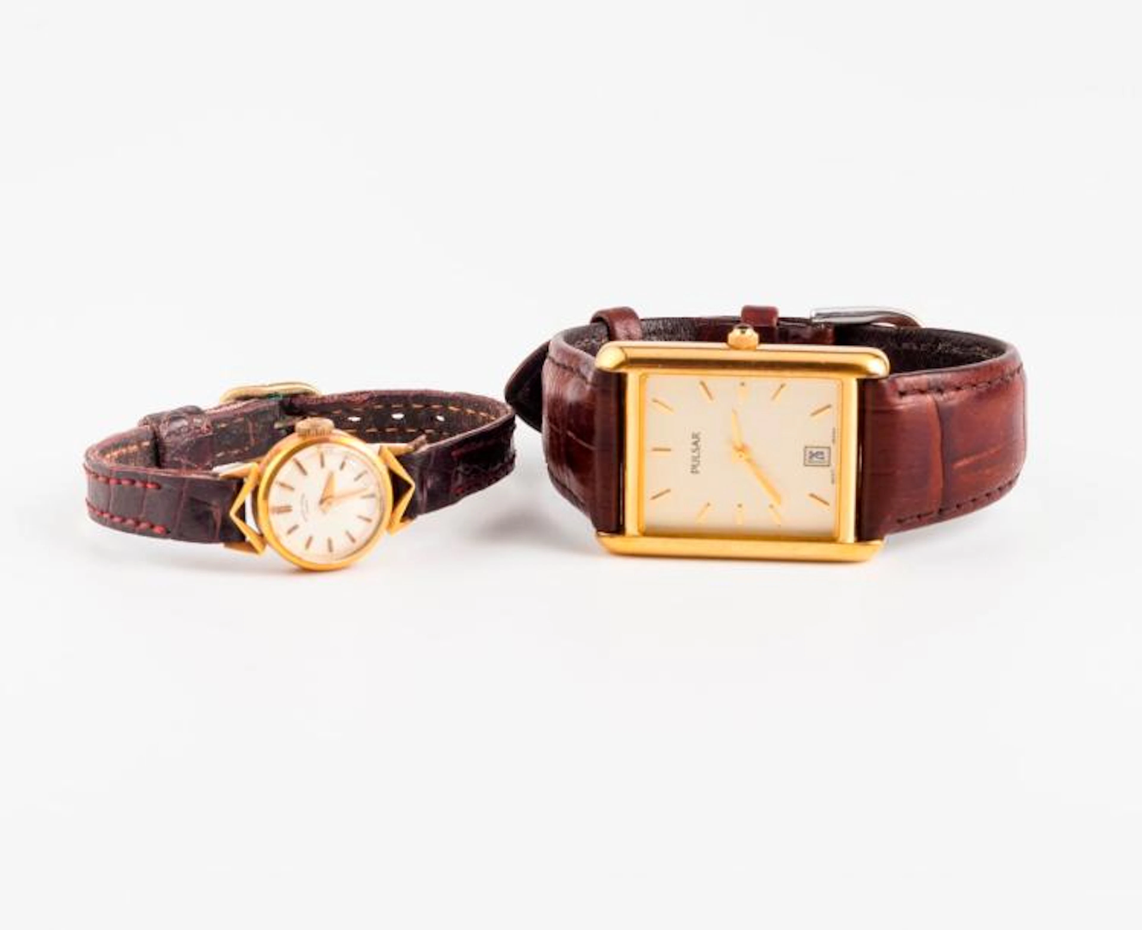 Deux montres bracelets. -PULSAR Une d'homme.…