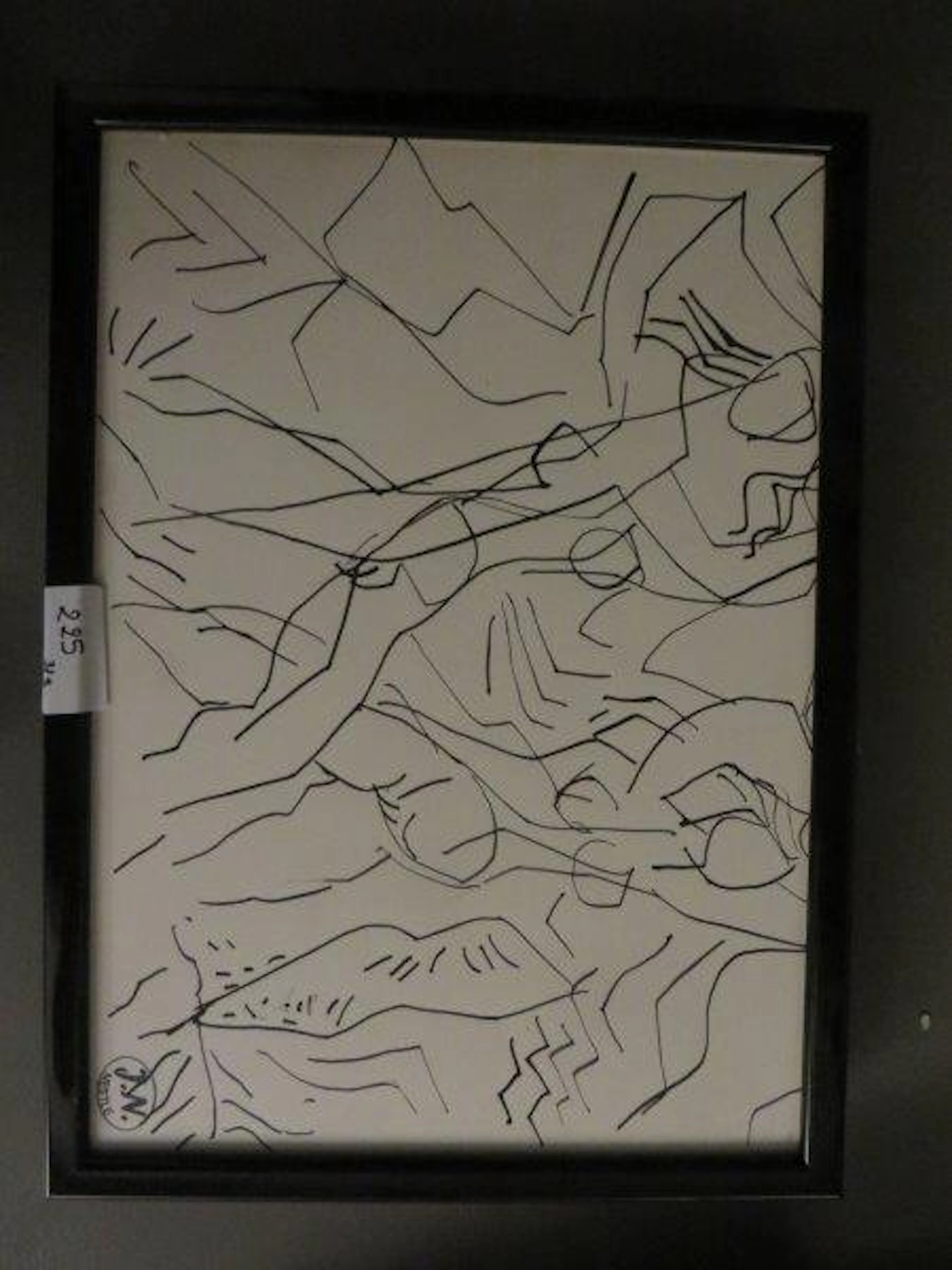 *NESTLE Jacques (1907 - 1991) Nus Trois encres sur papier monogrammé...