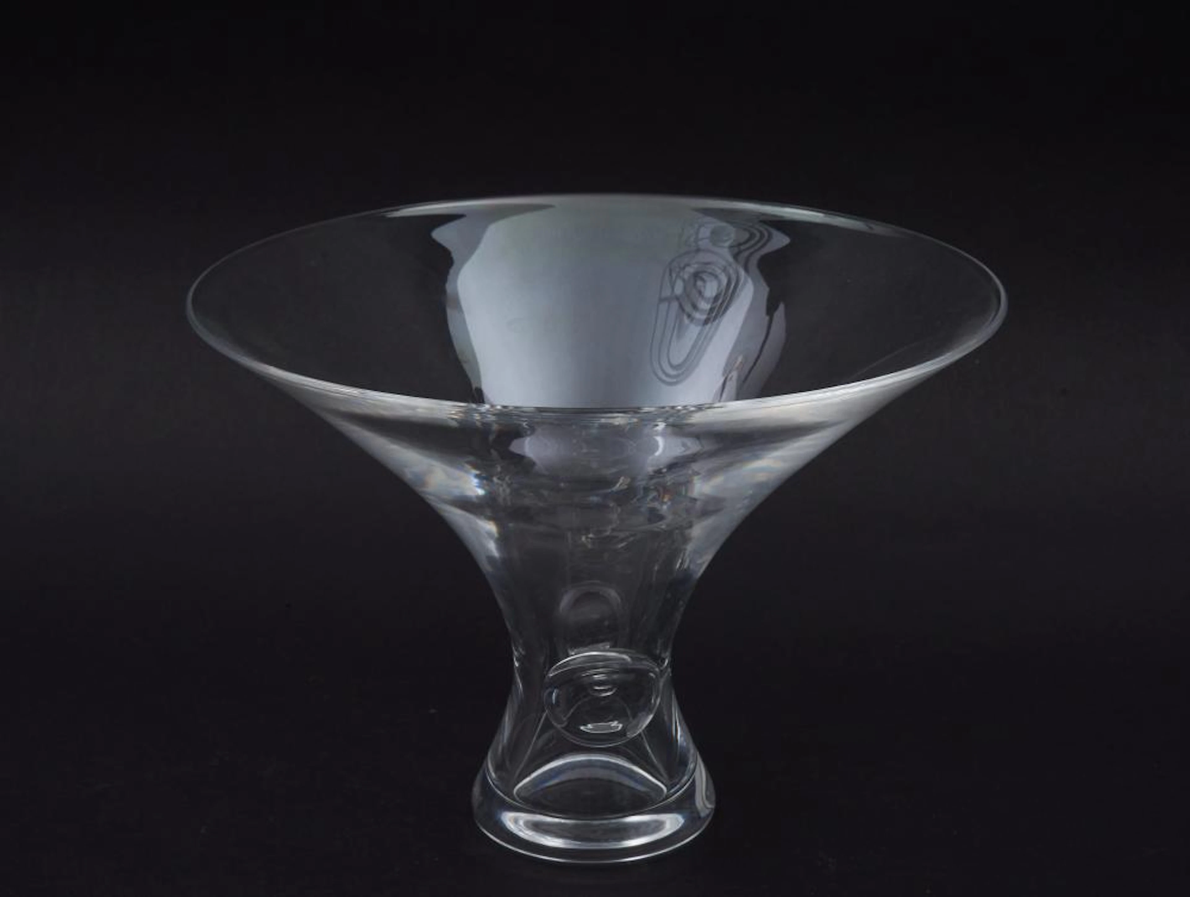 Steuben, A Large Crystal Mid- Century Vase
